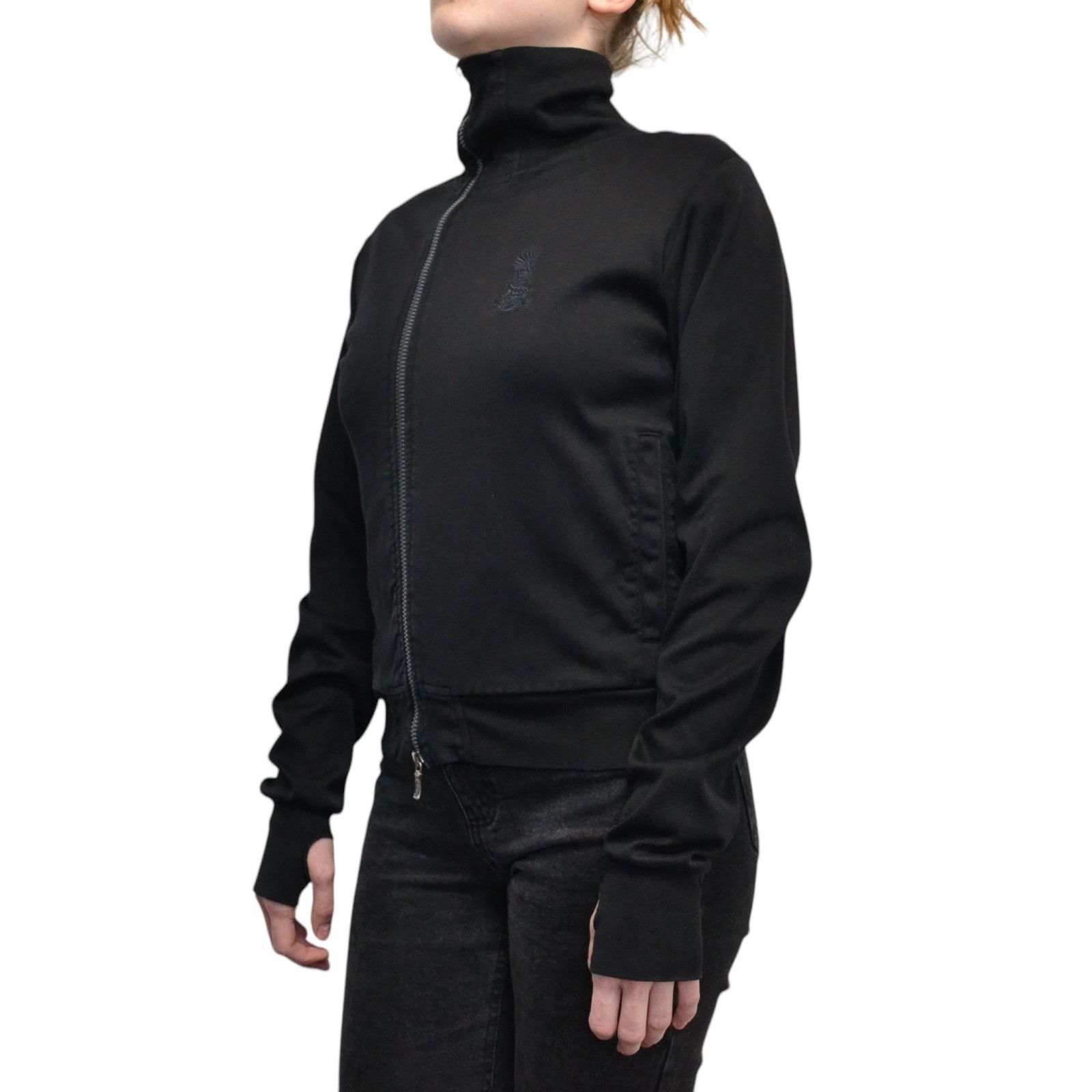Maharishi Maharishi Women’s Black Asymmetrical Zip Sweater Size 8 Size M / US 6-8 / IT 42-44 - 2 Thumbnail