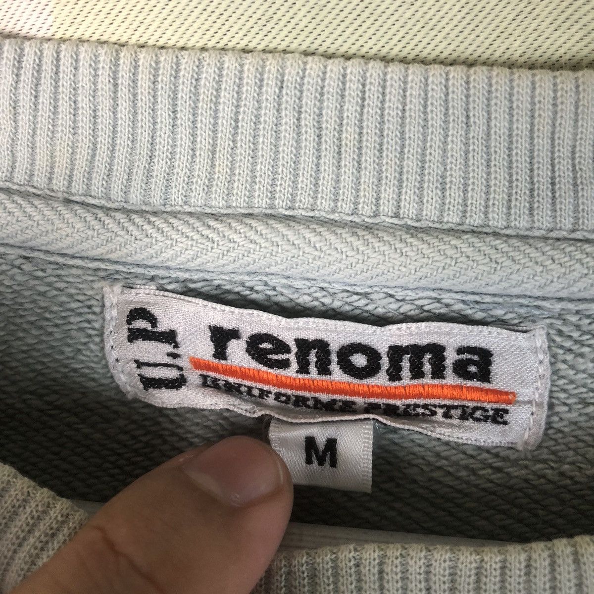 Renoma U.P Renoma vintage Mint Sweatshirt #7435 Size US L / EU 52-54 / 3 - 11 Thumbnail