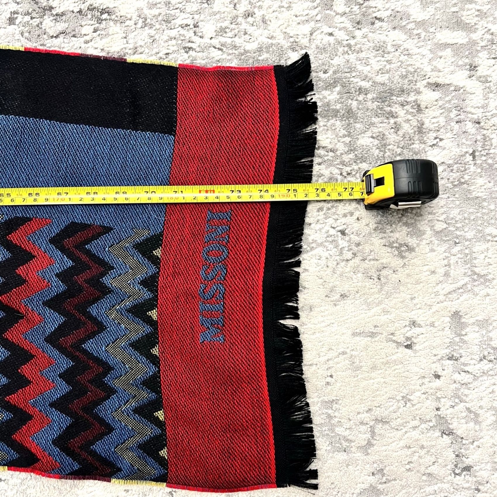 Missoni Missoni Scarf Womens Wool Blend Multicolored Made Italy Size Designer Size ONE SIZE - 7 Thumbnail