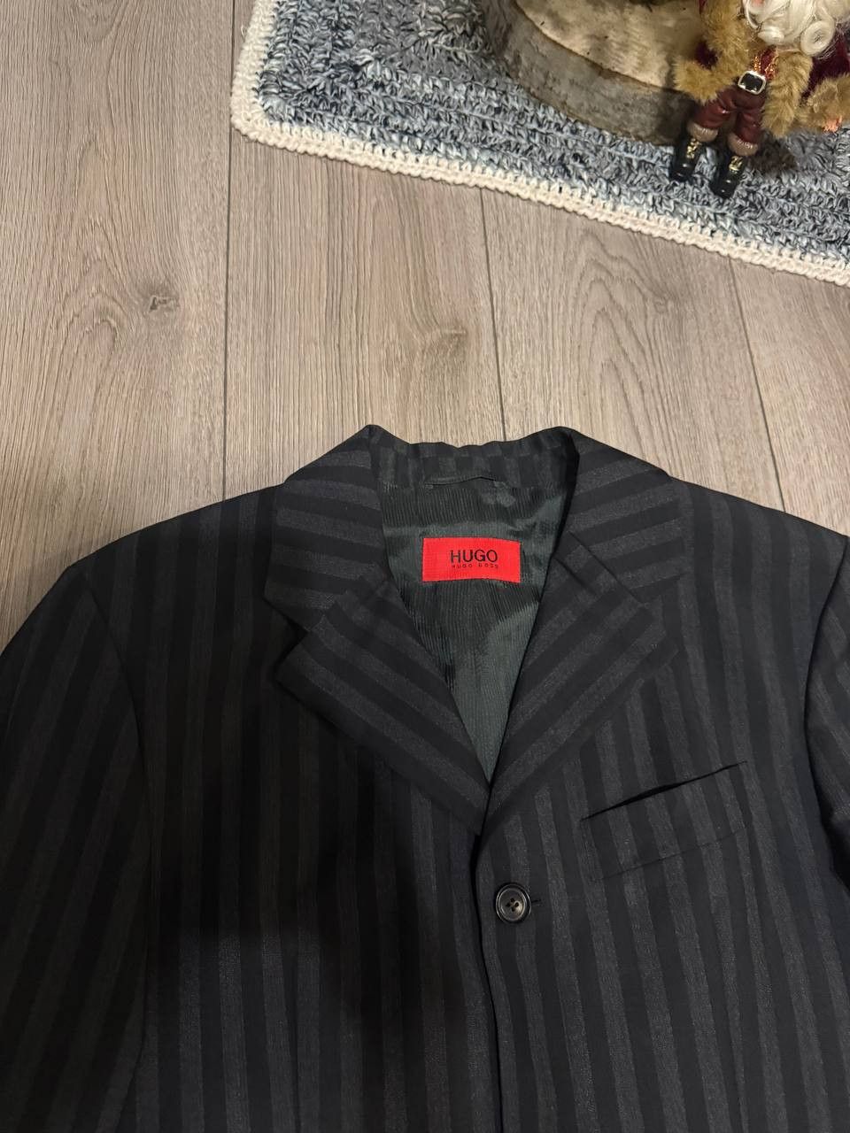 Hugo Boss Hugo Boss Blazer Jacket men Alberto Big Size 102 Four Button Size 44R - 4 Thumbnail