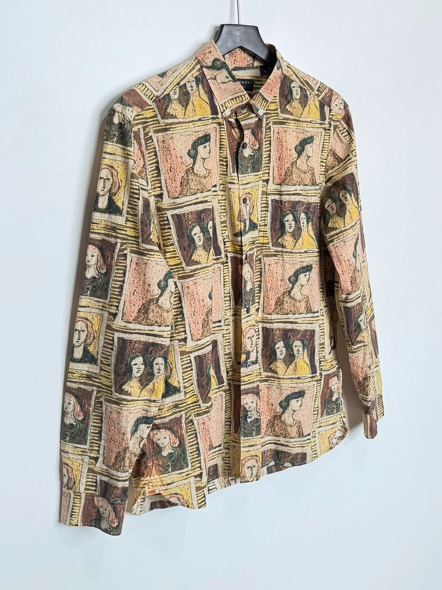 Burberry Burberry Portrait Print Long Sleeve Shirt M 95% New Size US M / EU 48-50 / 2 - 3 Thumbnail