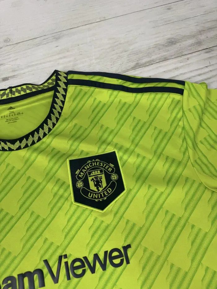 Adidas Adidas Manchester United 2022 2023 Third Shirt Soccer Jersey Size US XXL / EU 58 / 5 - 7 Thumbnail