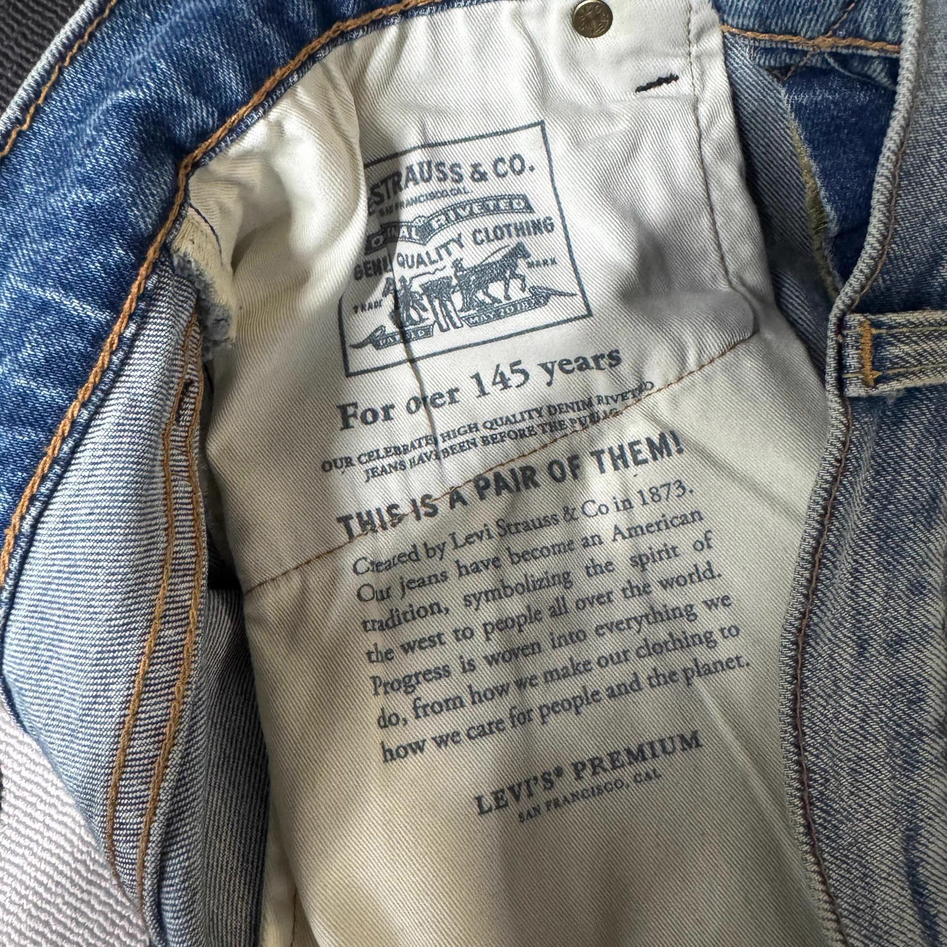 Levi's Levi's Jeans Q10 Size US 32 / EU 48 - 4 Thumbnail