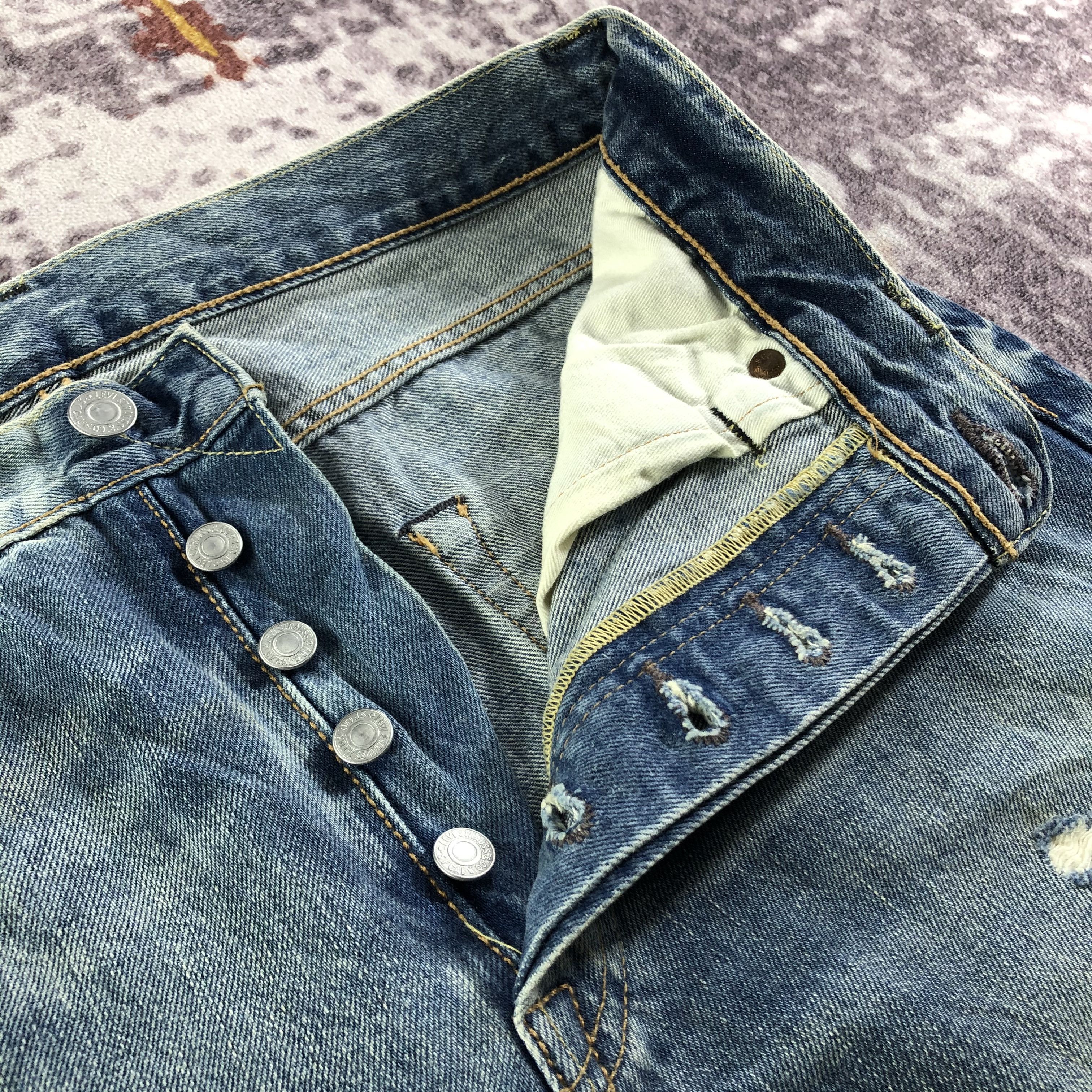 Levi's Vintage Blue Wash Levis 501 Jeans-JM3322 Size US 32 / EU 48 - 8 Thumbnail