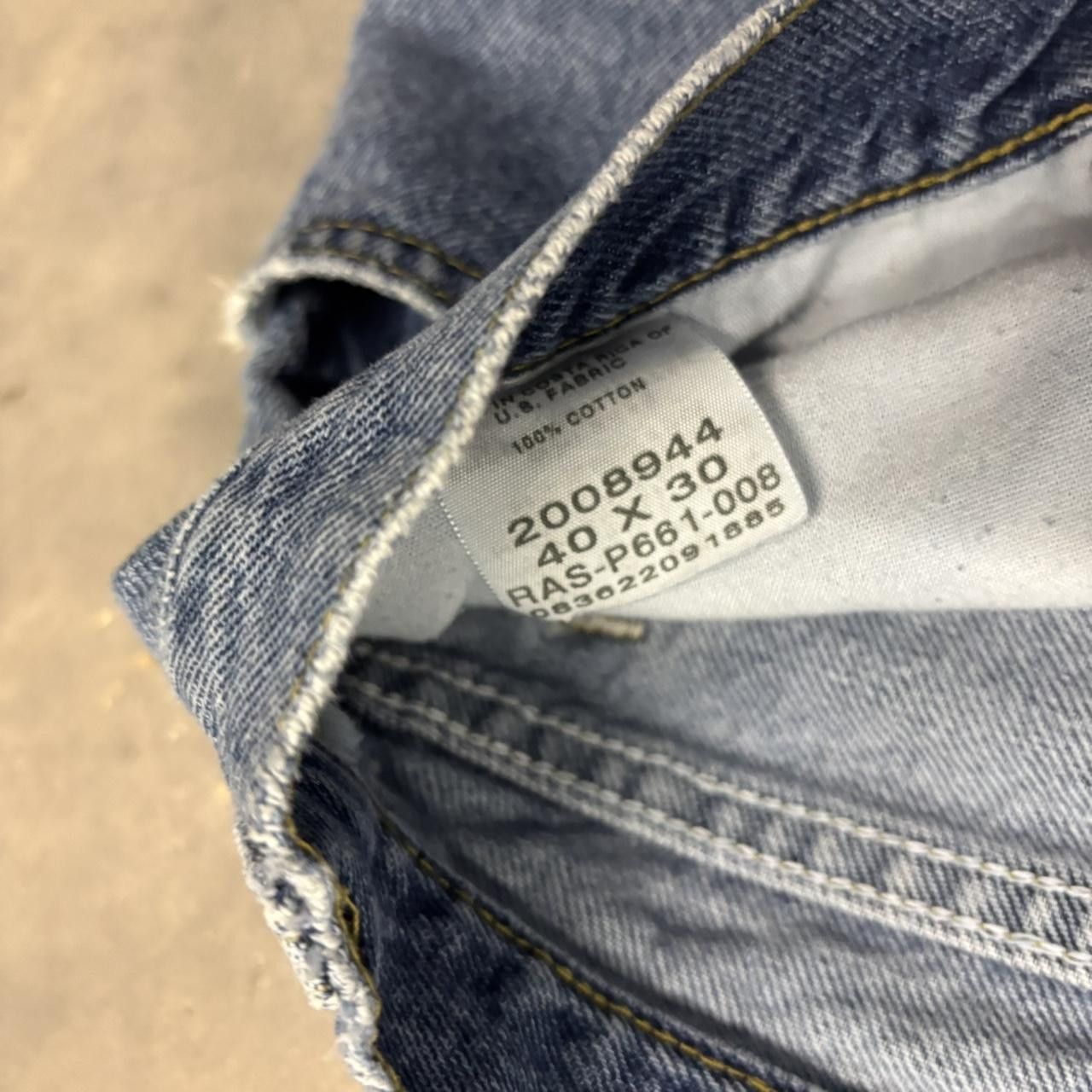 Japanese Brand × Vintage Crazy Vintage Y2K/2000s Medium Wash Essential Denim Jeans! Size US 38 / EU 54 - 8 Thumbnail