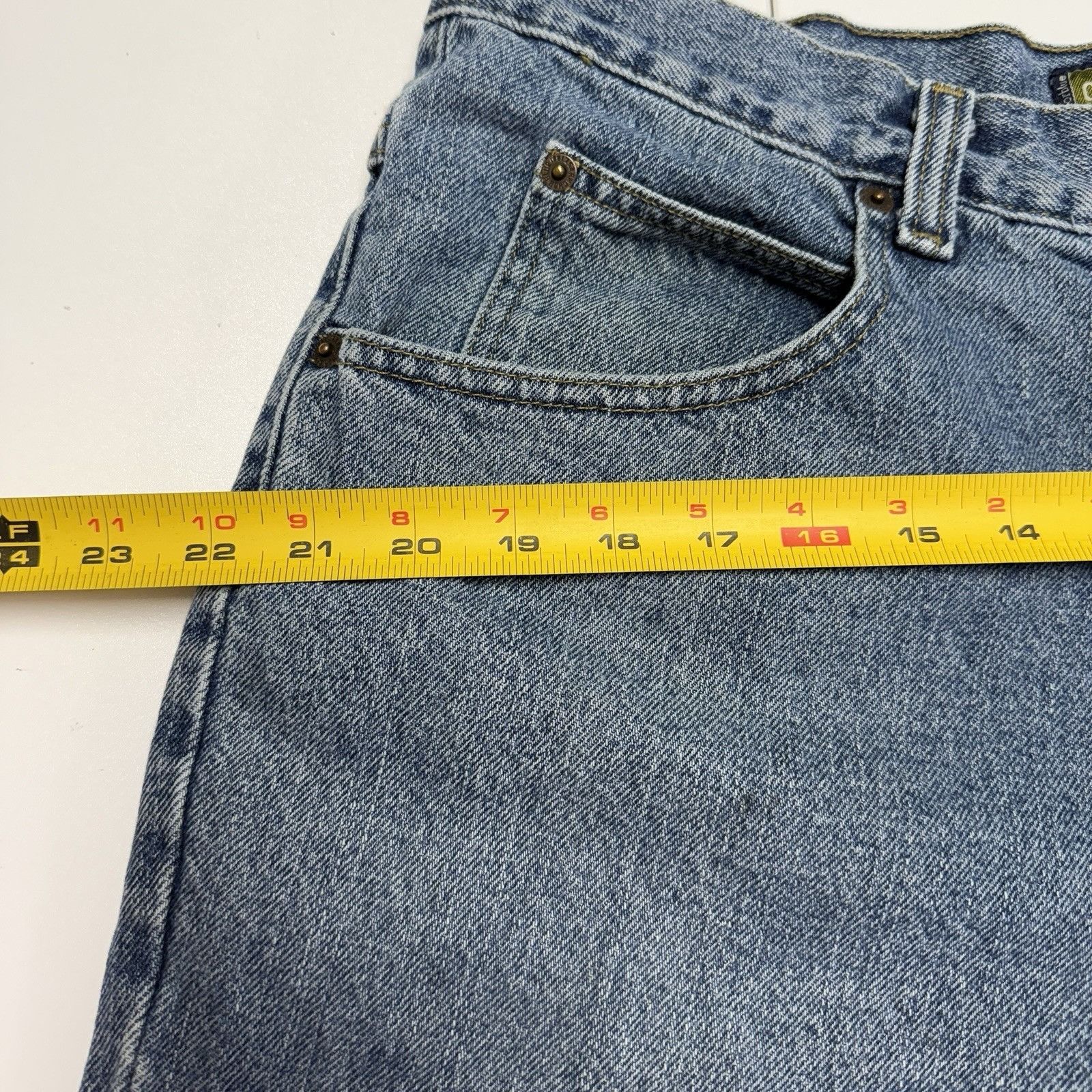 Anchor Blue × Vintage Vintage Anchor Blue Original Jeans Mens 36x30 Medium Wash Sk Size US 36 / EU 52 - 12 Thumbnail