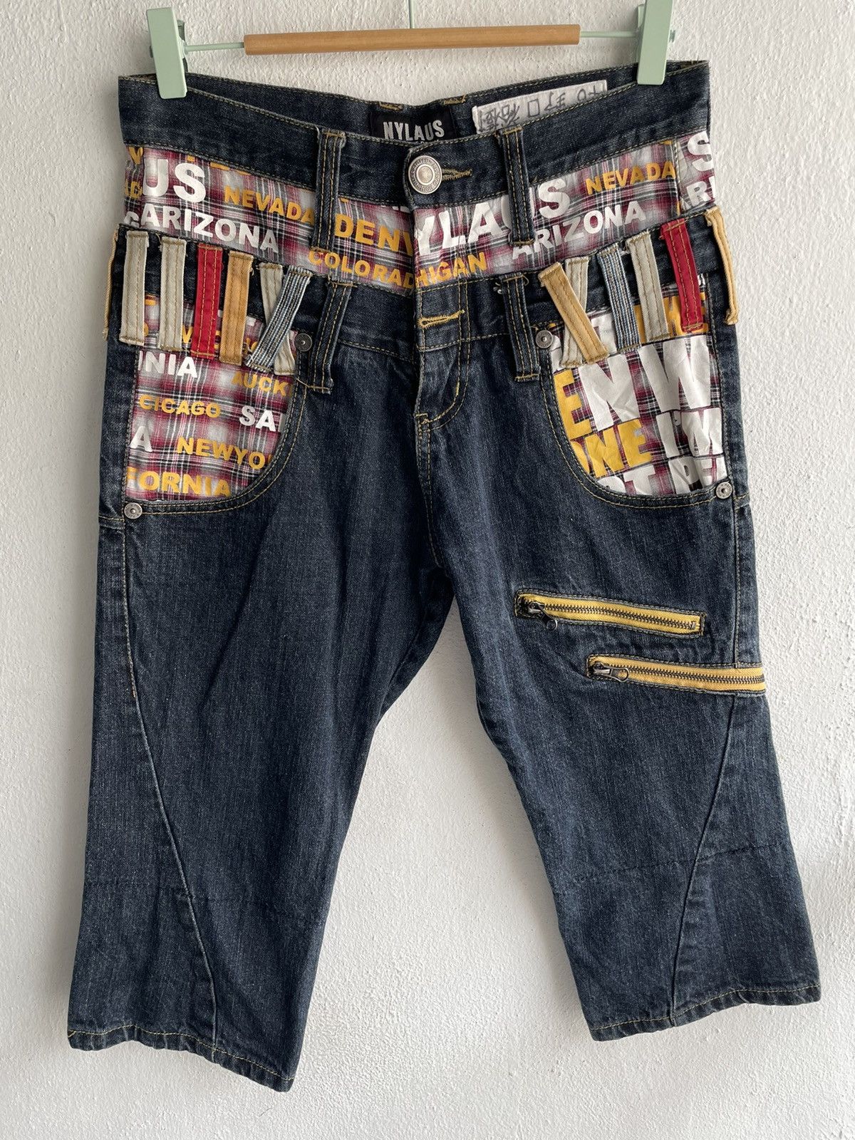 Hysteric Glamour × Japanese Brand Y2k Nylaus jeans Double Waist Ankle denim American state Size US 30 / EU 46 - 2 Thumbnail
