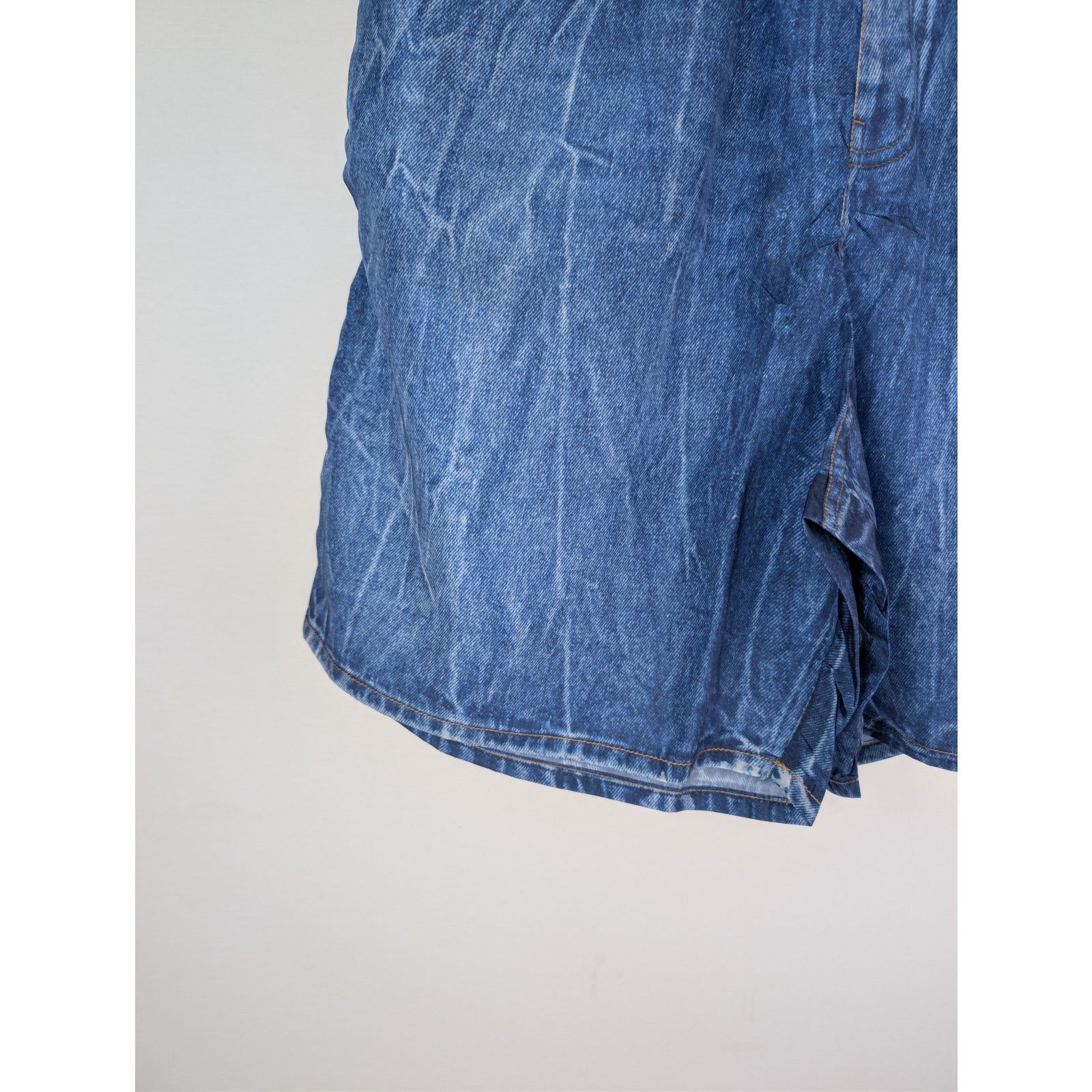 Balenciaga o1rshd1 Trompe L'oeil Swim short in blue Size US 32 / EU 48 - 7 Thumbnail