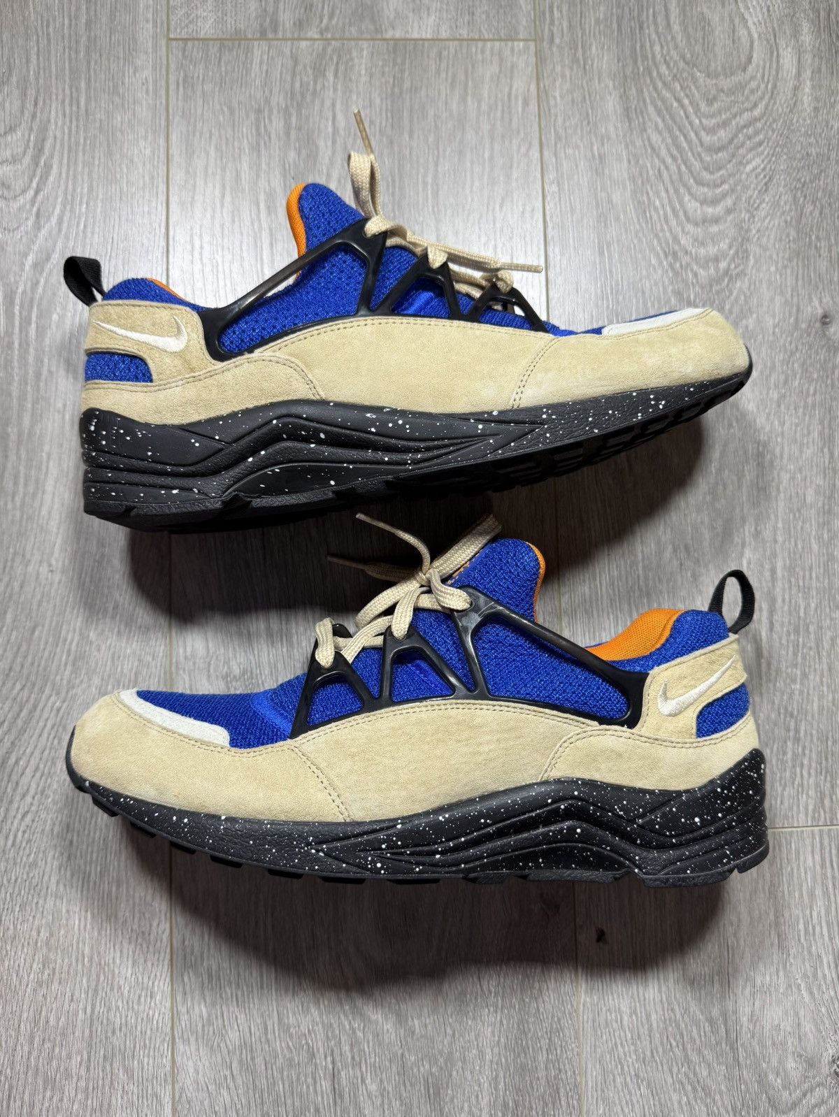 Nike Nike Air Huarache Light Size? Mowabb Blue Black Orange Size US 11 / EU 44 - 3 Thumbnail