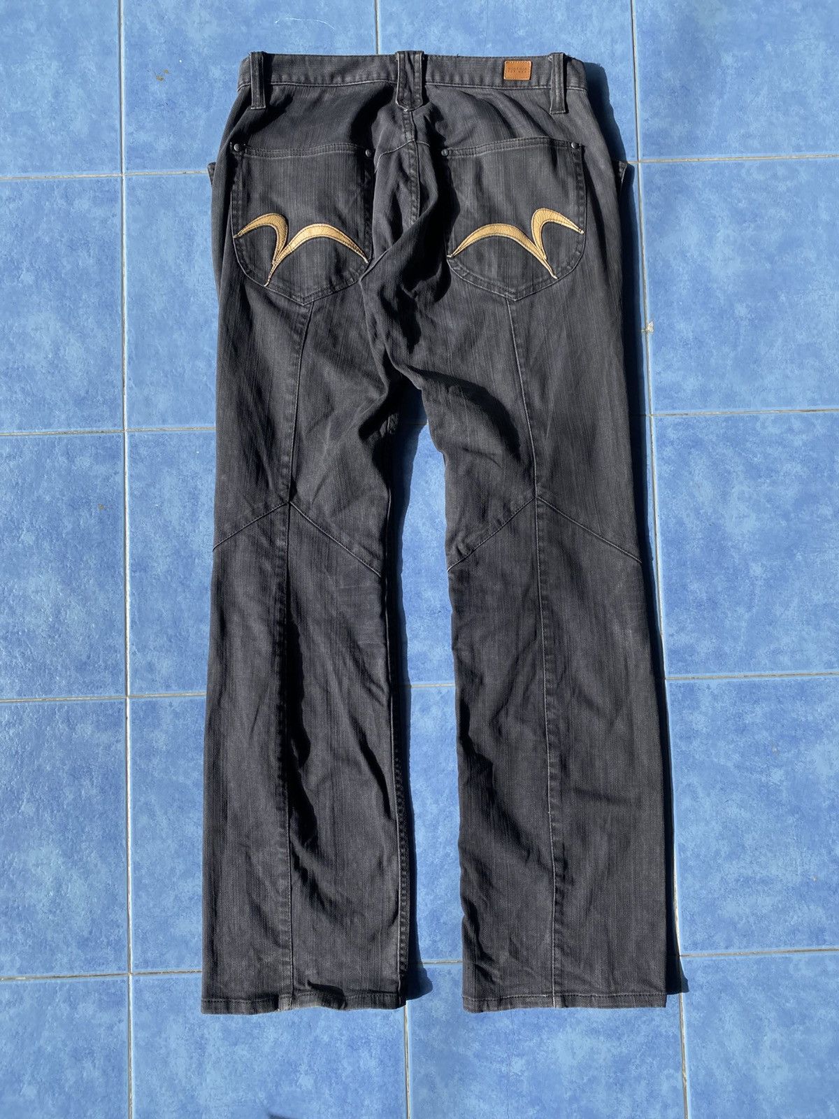Japanese Brand Nicole Club For Men Black Denim Size US 31 - 2 Thumbnail