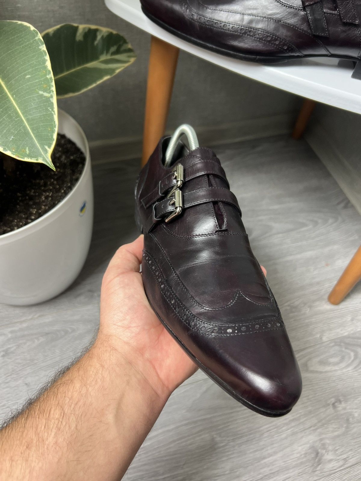 Dolce & Gabbana Dolce & Gabbana Double Monk Leather Shoes Size 44 D&G Size US 11 / EU 44 - 13 Thumbnail