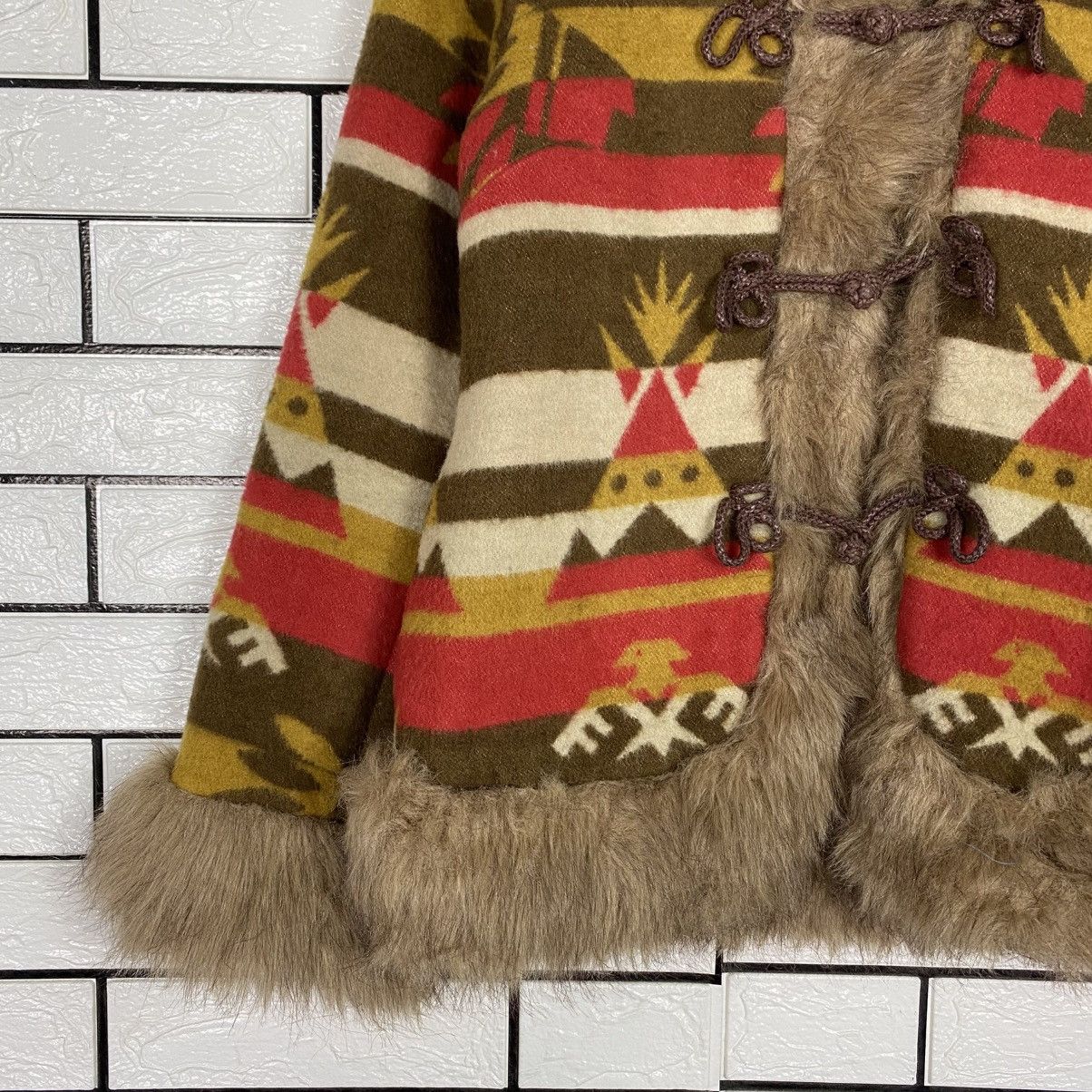 Hysteric Glamour Ozone Community Faux Fur Jacket Striped Design Size US M / EU 48-50 / 2 - 5 Thumbnail