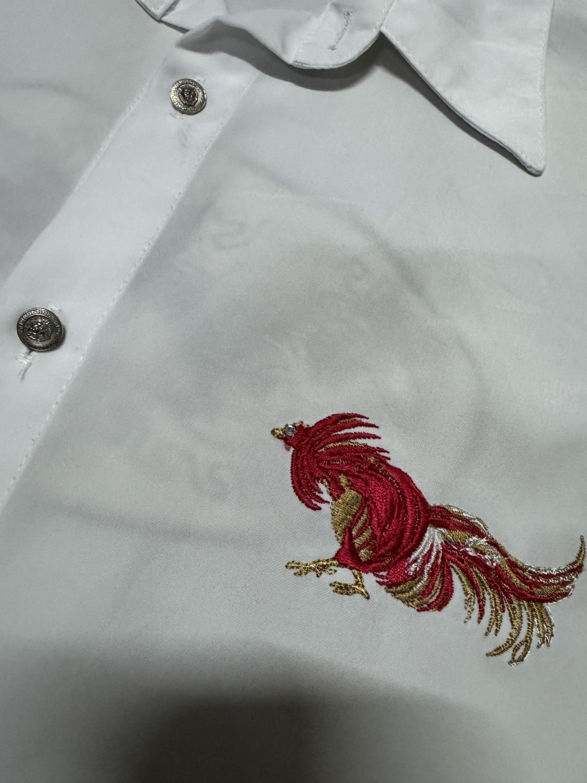Vintage Vintage Cock Fighting Shirt Size US L / EU 52-54 / 3 - 3 Thumbnail