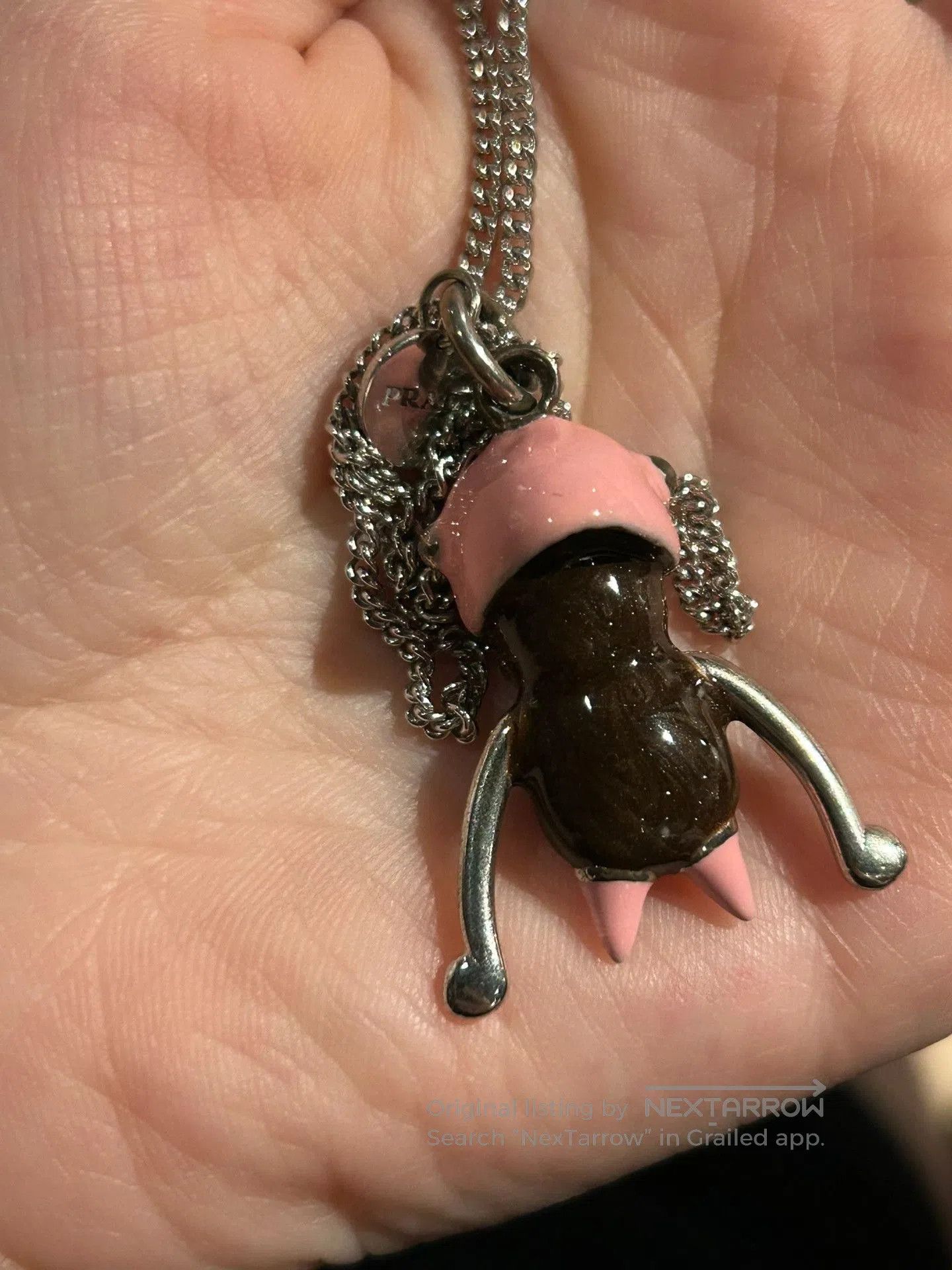 Prada Prada Monkey Pendant Long Necklace. Size ONE SIZE - 7 Thumbnail