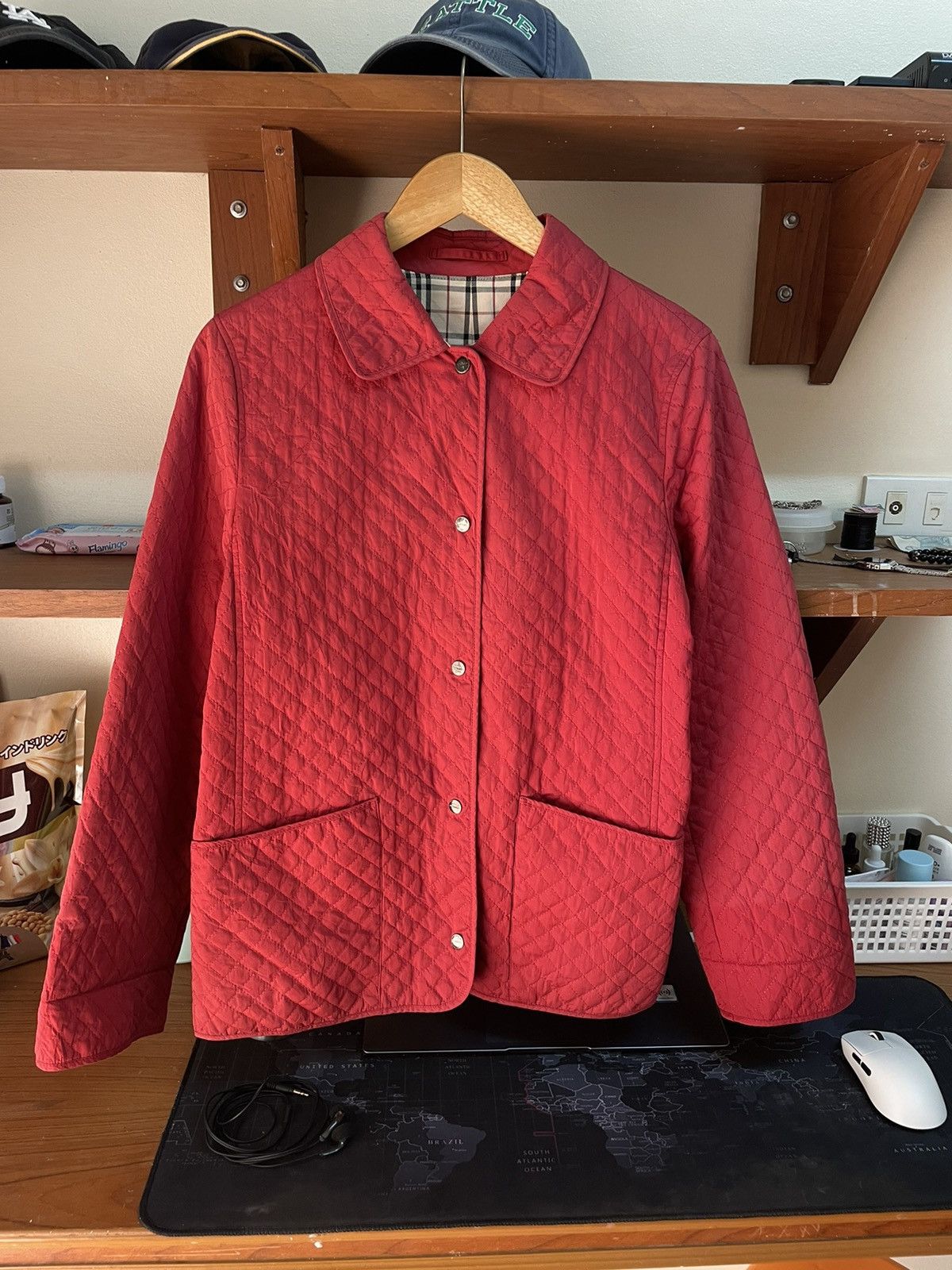 Burberry Vintage Burberry Nova Check Lined Short Quilted Jacket Size US S / EU 44-46 / 1 - 1 Thumbnail