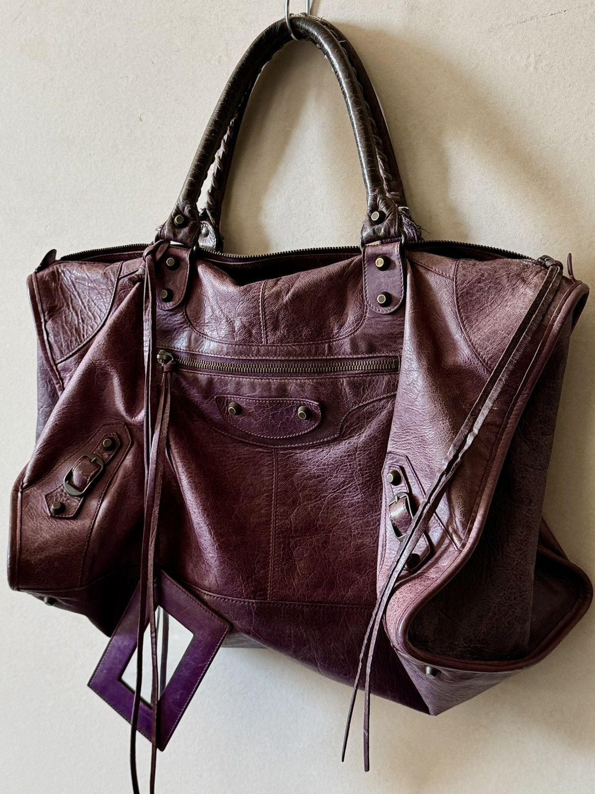 Balenciaga Balenciaga - 2000’s - Classic Le City - Lambskin Work Bag Size ONE SIZE - 21 Thumbnail