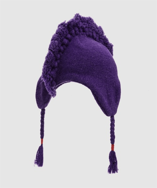 Brand New DAIRIKU Mochican Knit Cap Purple