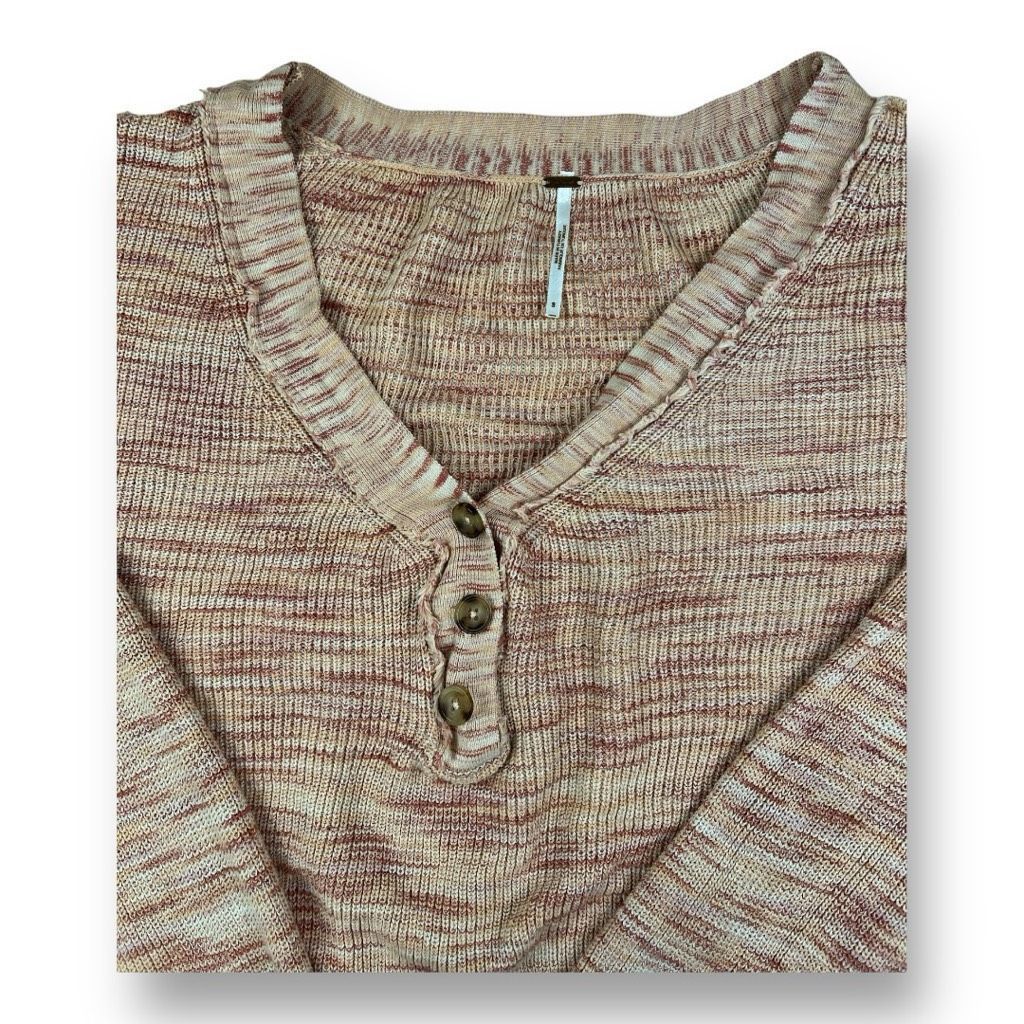 Free People Free People Oversized Mercury Henley Pullover Size Small Size S / US 4 / IT 40 - 3 Thumbnail