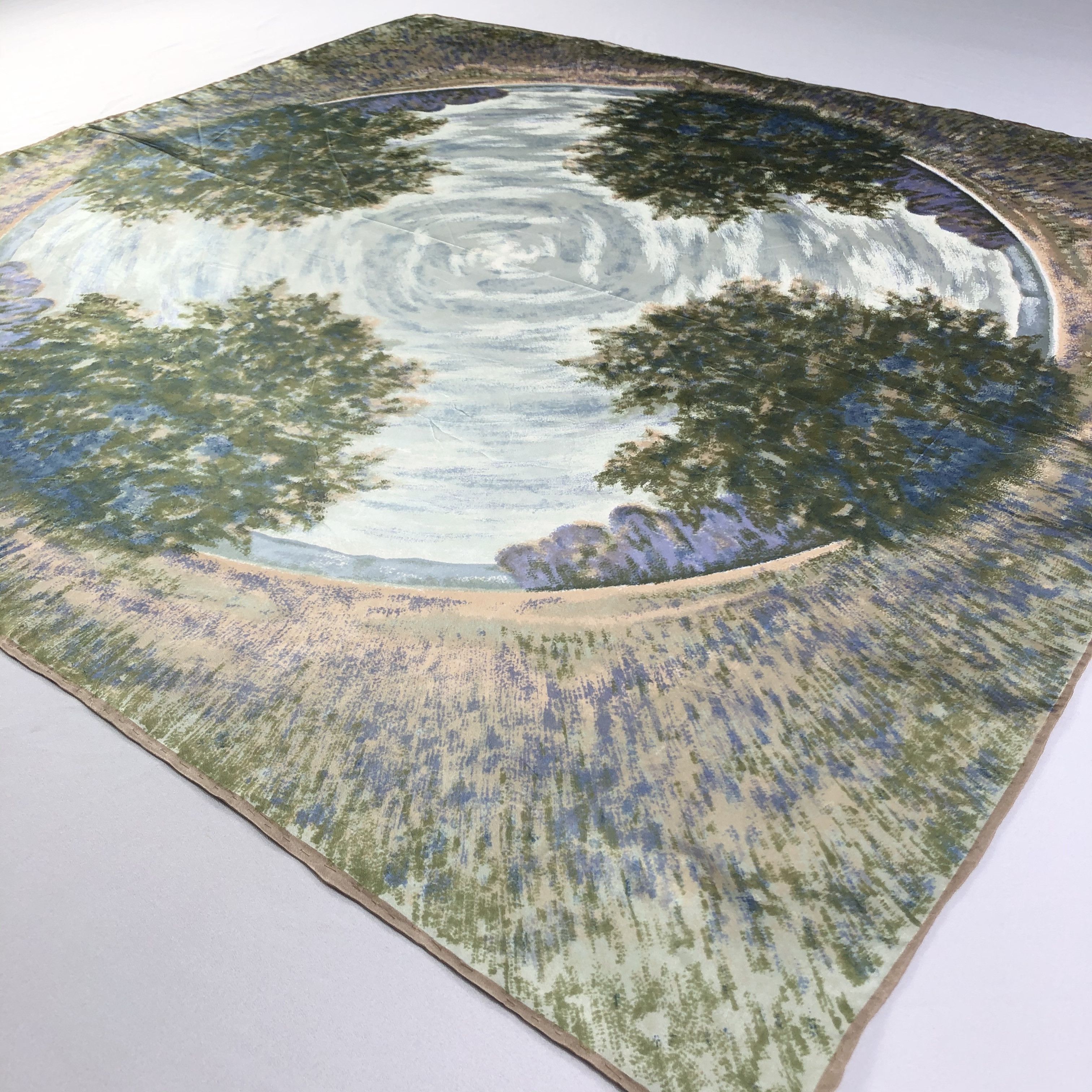 Vintage Vintage Silk Scarf Size ONE SIZE - 3 Thumbnail