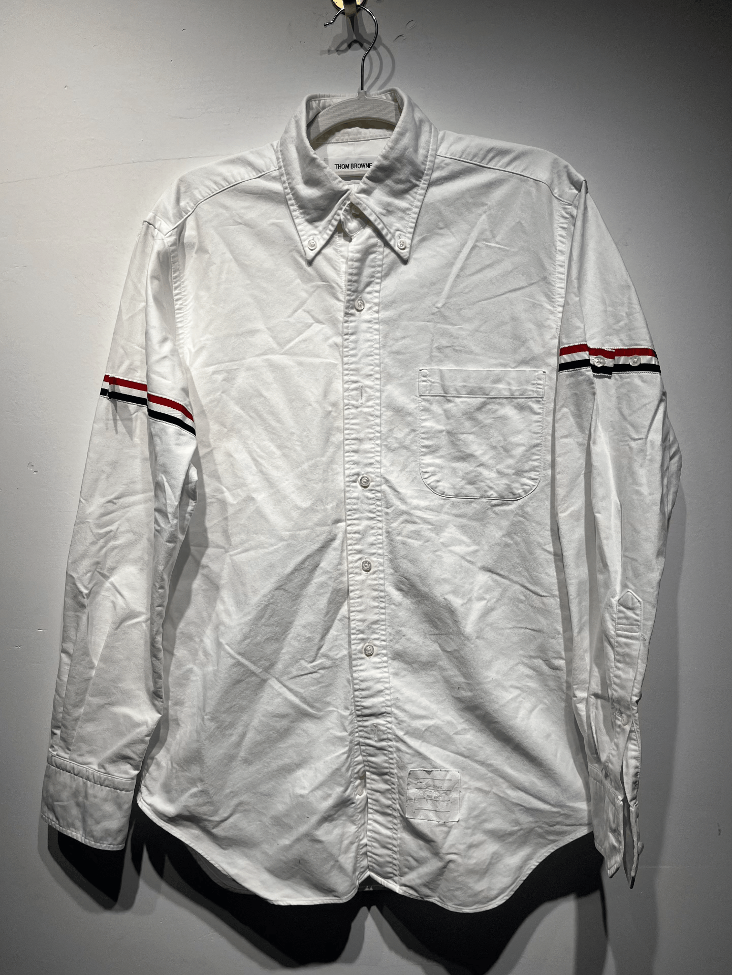 Thom Browne Thom Browne Striped Brown Shirt 2 Men Size US XS / EU 42 / 0 - 1 Thumbnail