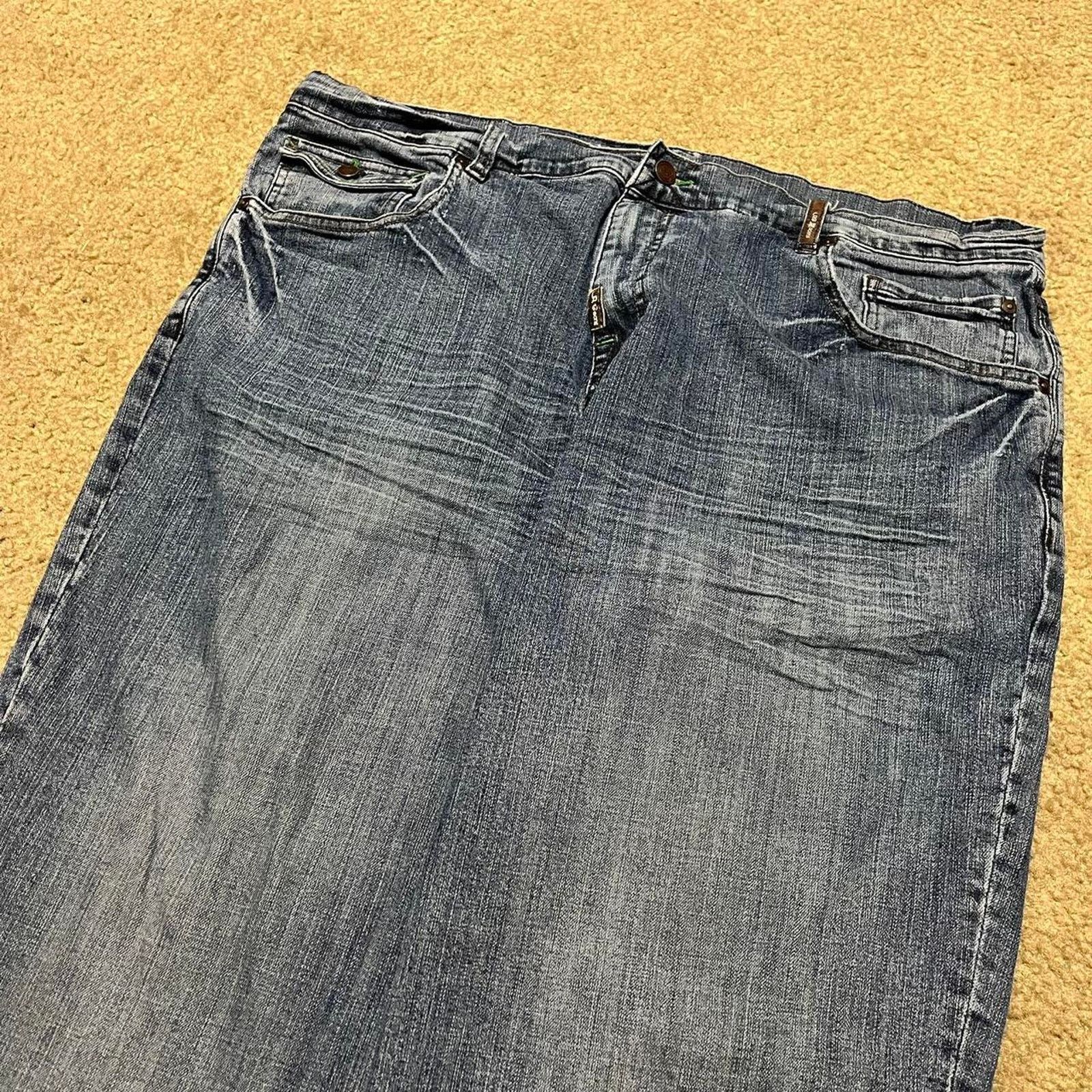 Other LRG Y2K Baggy Skater Embroidered Faded Nicely Washed Jeans Size US 40 / EU 56 - 4 Thumbnail