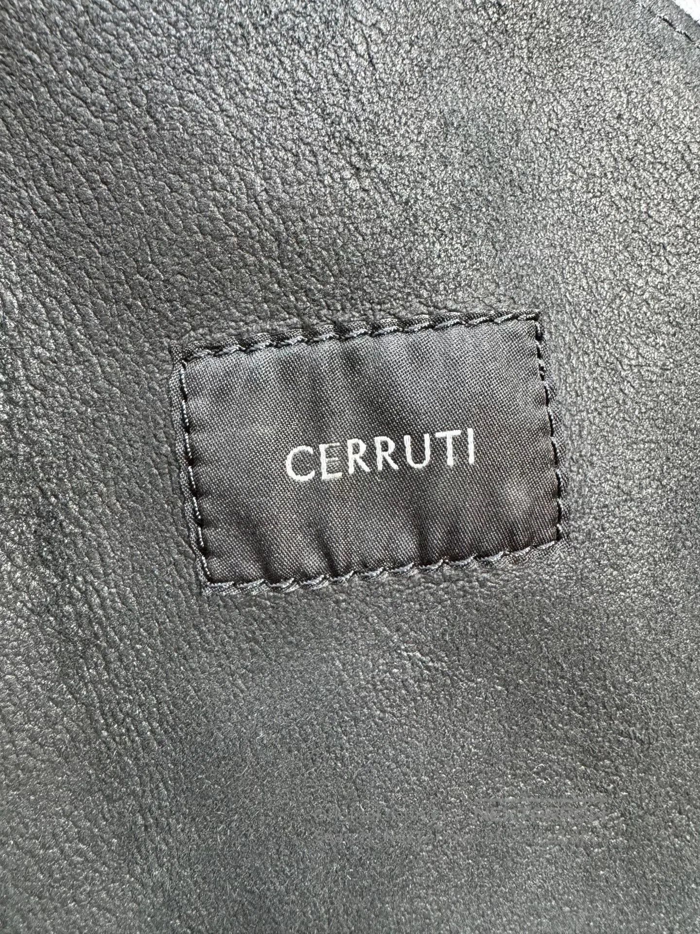 Cerruti 1881 cerruti shearling effect zip-up jacket. Size US XL / EU 56 / 4 - 4 Thumbnail