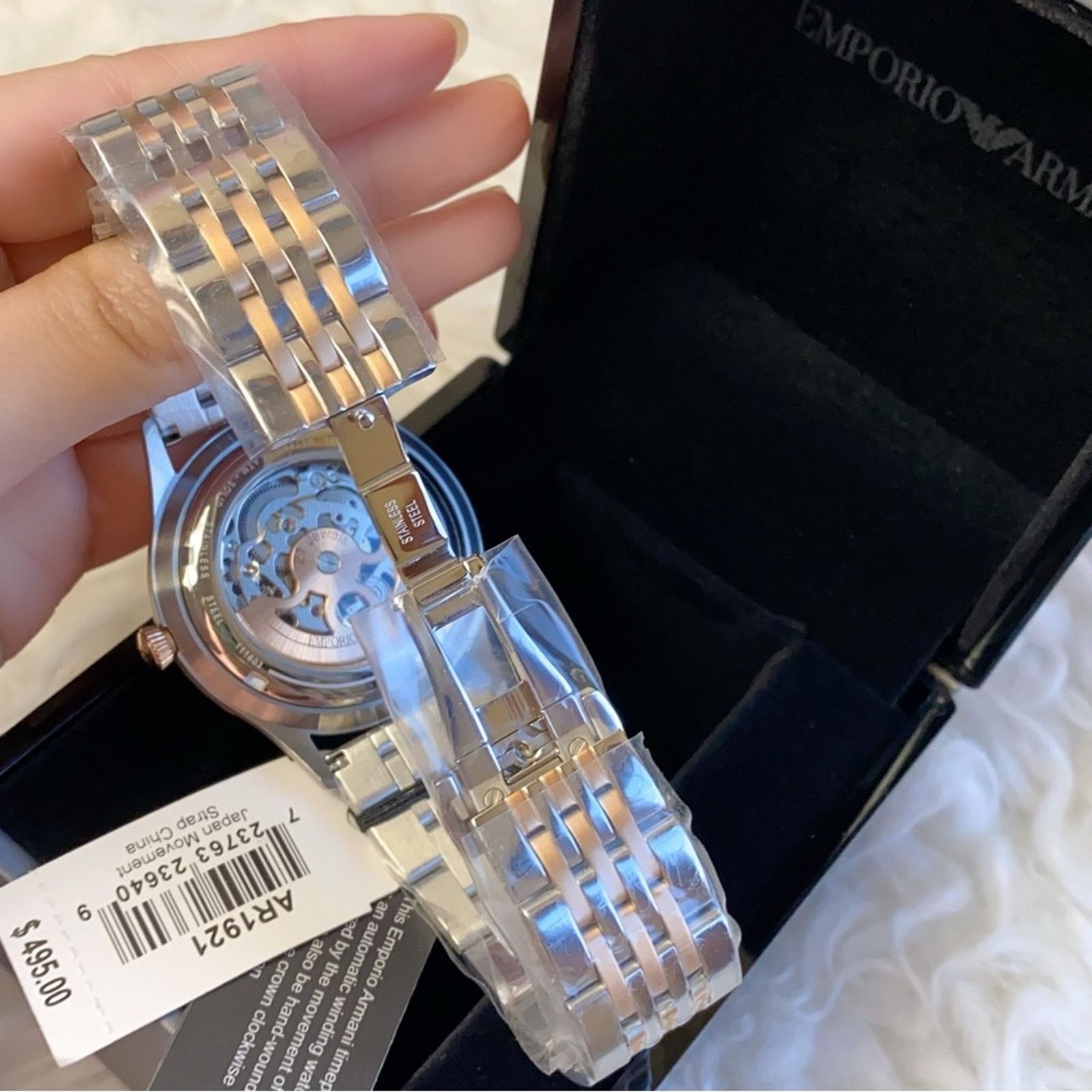 Emporio Armani EMPORIO ARMANI AR1921 Automatic Men's Watch Size ONE SIZE - 10 Thumbnail