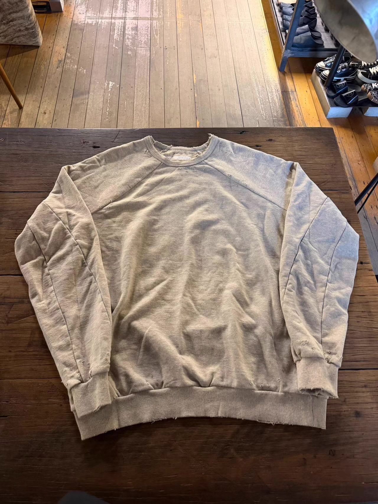 NILOS NILøS 2017FW Grey Distressed Sweatshirt Ｑ25 Size US M / EU 48-50 / 2 - 1 Thumbnail