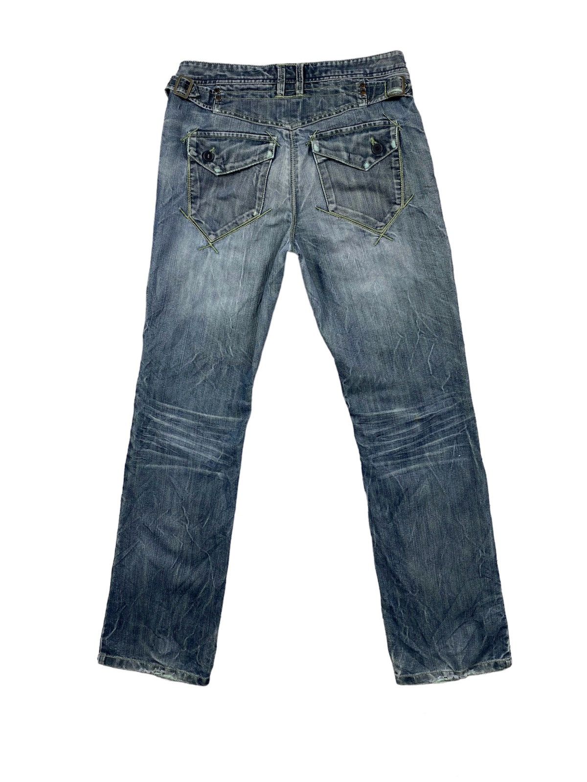 Japanese Brand Biker Pant Style By Southern Jeans Size US 32 / EU 48 - 2 Thumbnail