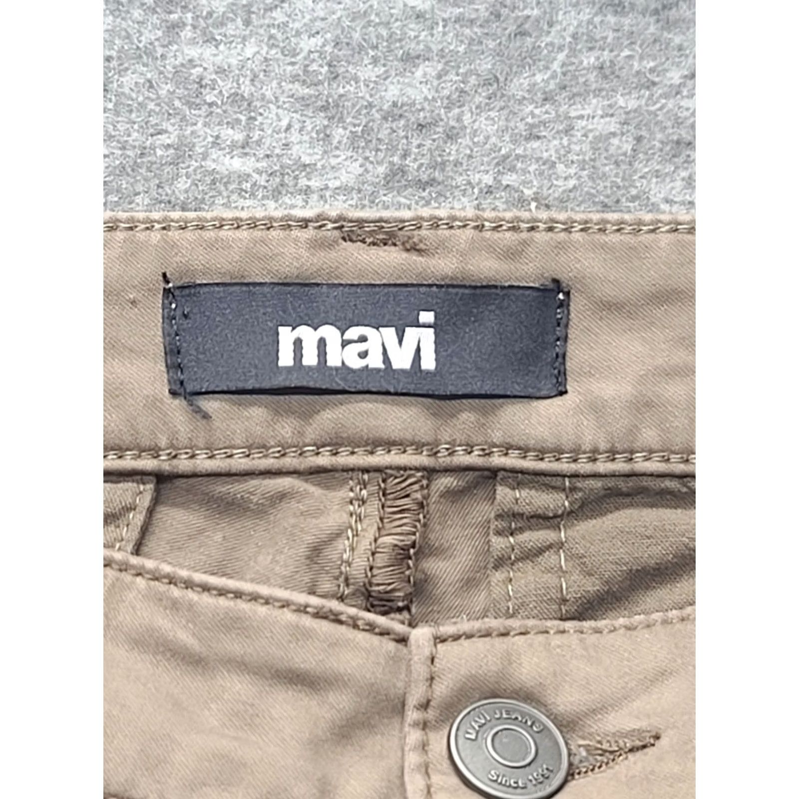 Mavi Mavi Pants Slim Leg Stretch Chino Mens 30x28 Brown Size US 30 / EU 46 - 2 Thumbnail