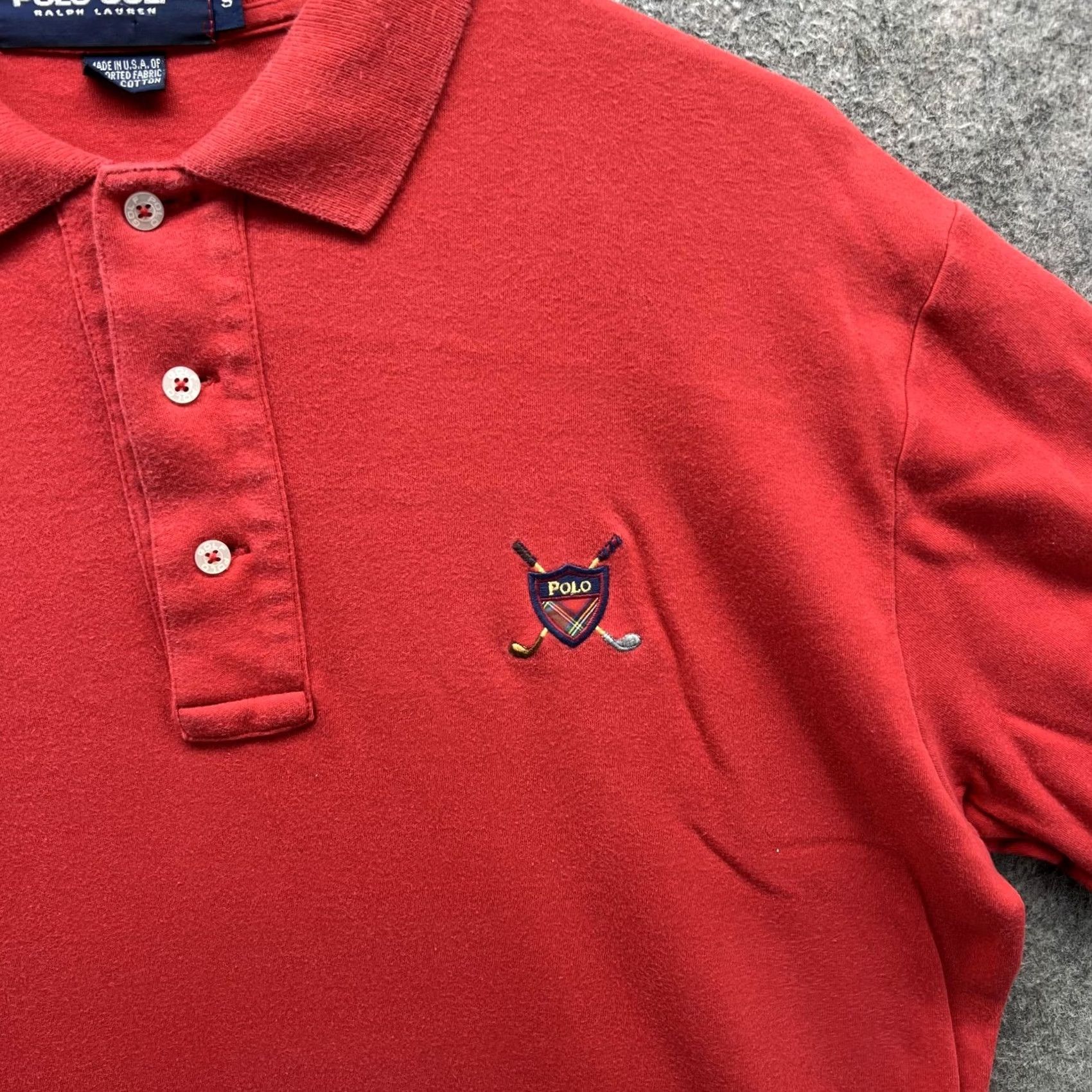 Polo Ralph Lauren Polo Golf Ralph Lauren Polo Shirt Mens Small Red Solid Crest Logo Casual Golf Size US S / EU 44-46 / 1 - 7 Thumbnail