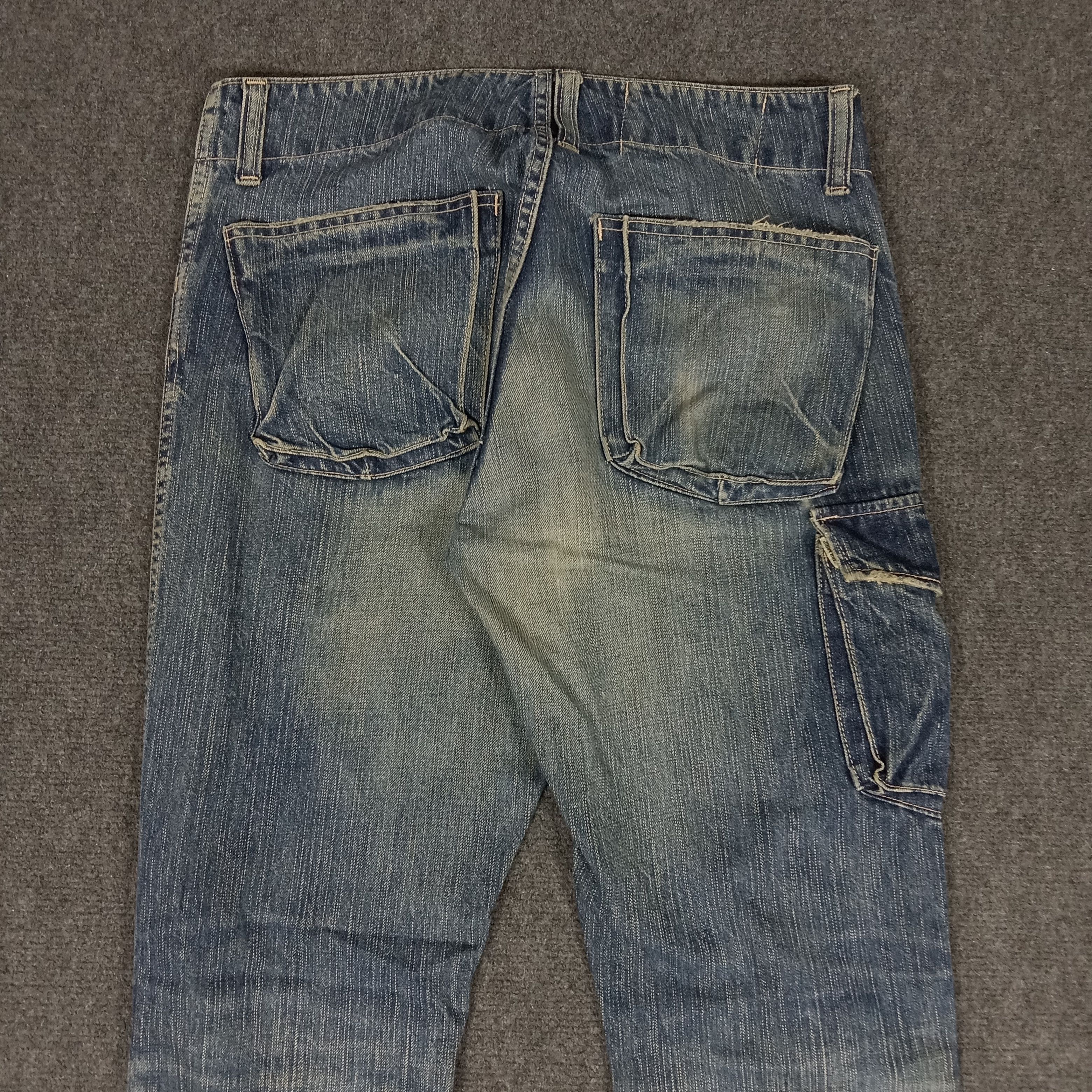 Garment Project Garment Men's Japanese Brand Cargo Denim Jeans Size US 31 - 2 Thumbnail