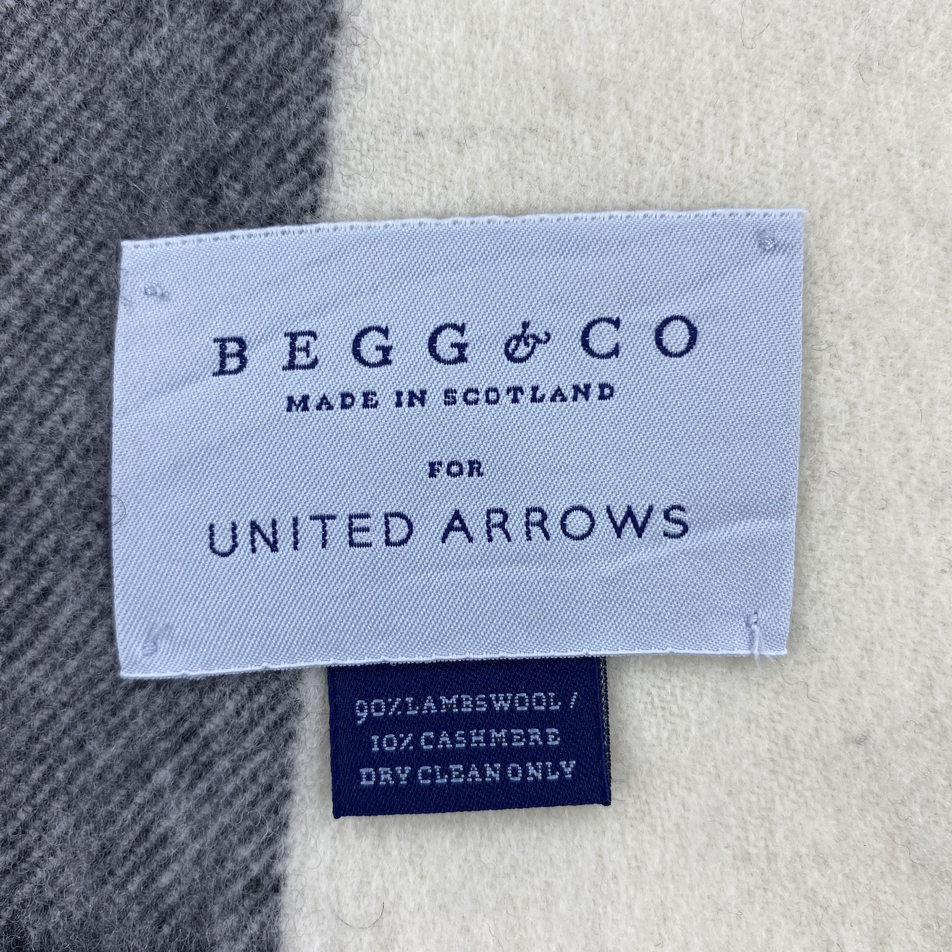 Begg x Co × Vintage GF10687 Begg & Co. Scarf Neck Wear Muffler Nova Check Size ONE SIZE - 2 Thumbnail