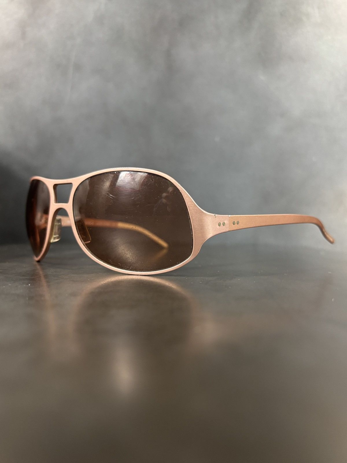 Costume National Vintage Costume National Sunglasses Y2K 2000s Bug Eye Metal Size ONE SIZE - 2 Thumbnail