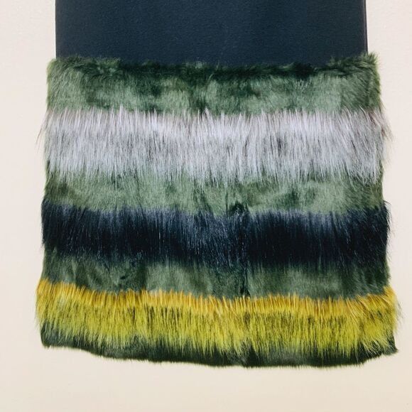 Clover Canyon Clover Canyon Women's Midi Skirt Faux Fur A Line Multicolor Size 28" / US 6 / IT 42 - 4 Thumbnail
