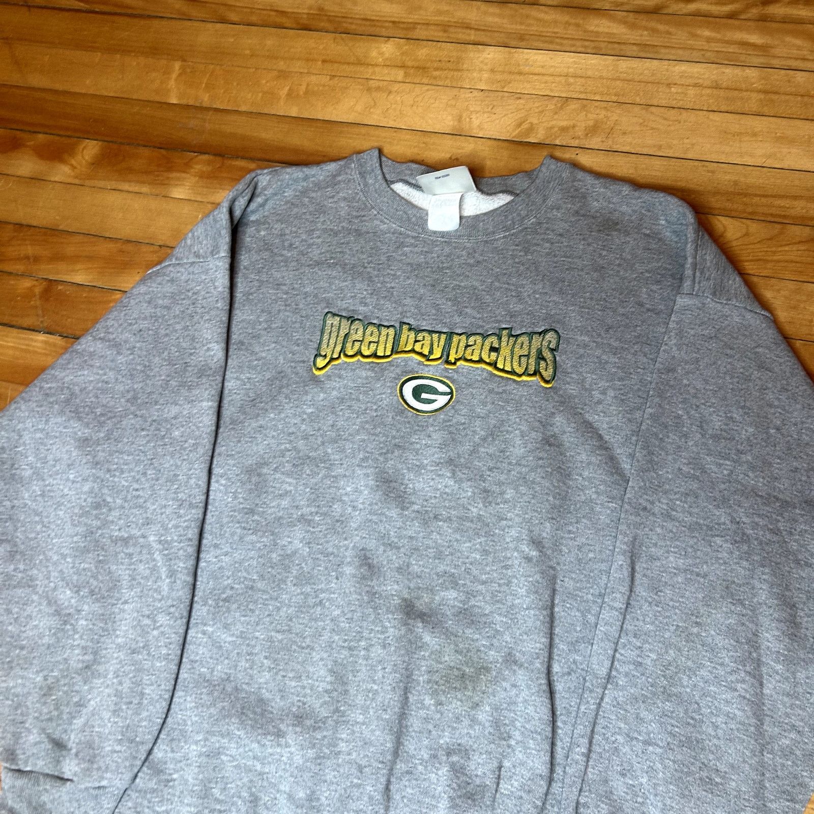 Logo Athletic Y2K Gray Packers Crewneck Size US L / EU 52-54 / 3 - 3 Thumbnail