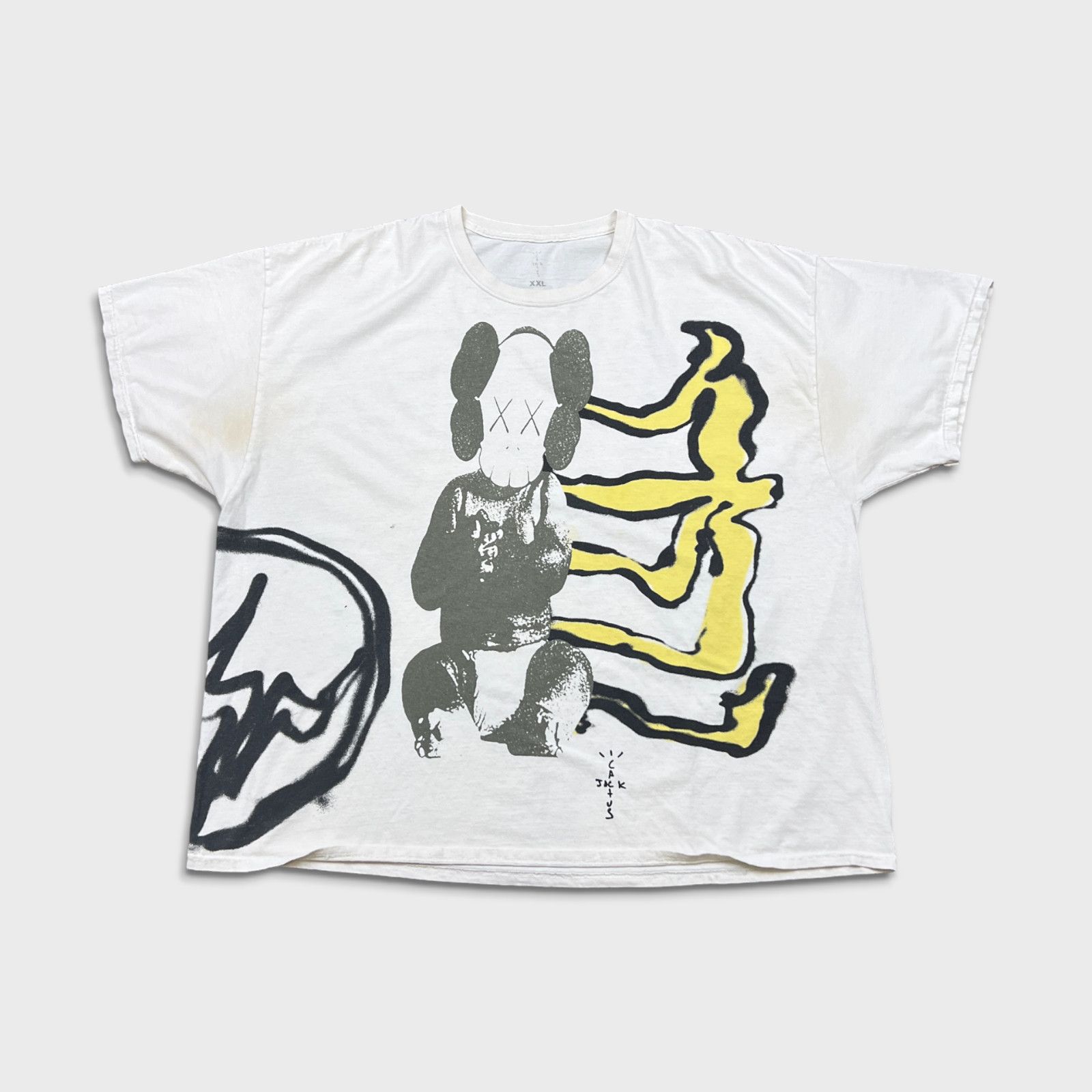 cactus jack × fragment × kaws Tシャツ XXL Travis Scott Cactus Jack