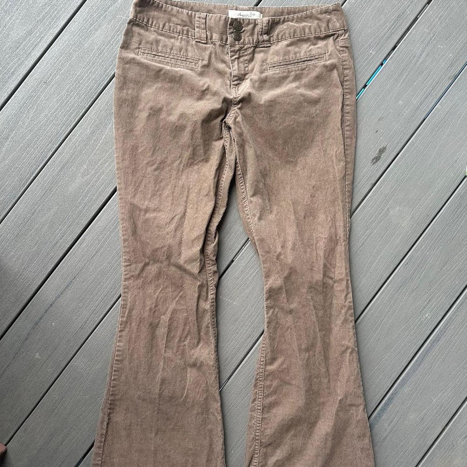 American Rag American Rag Corduroy Flared Pants Size 34" / US 12 / IT 48 - 1 Thumbnail