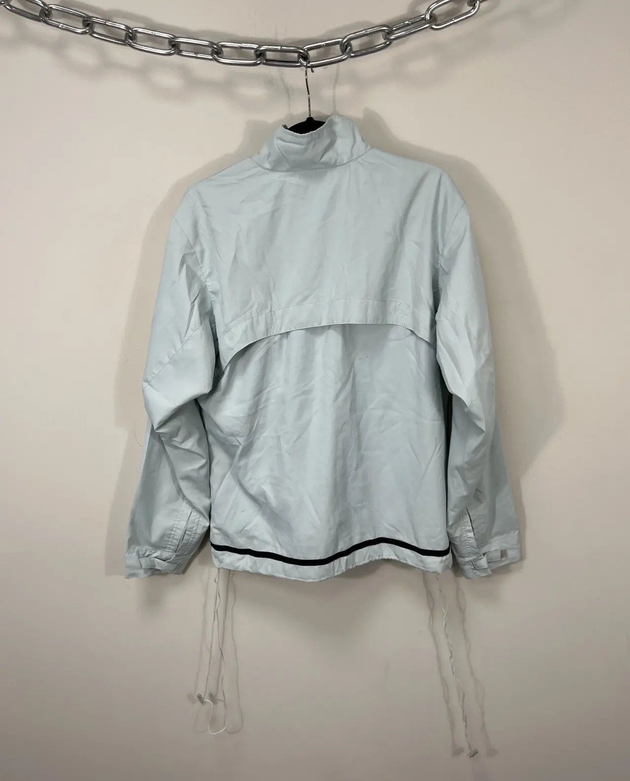 Nike × Vintage Vintage Nike Y2K Light Blue Retro Hype Nylon Track Jacket Size US XL / EU 56 / 4 - 20 Thumbnail
