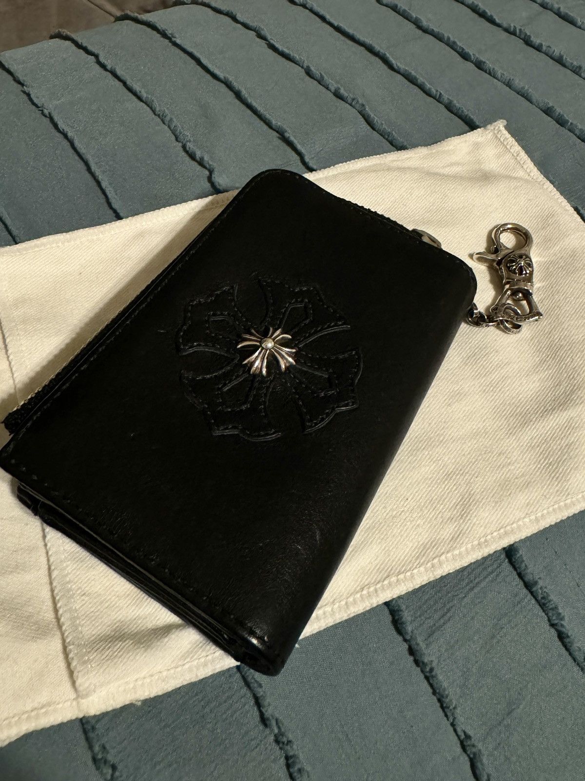 Chrome hearts wallet with chain