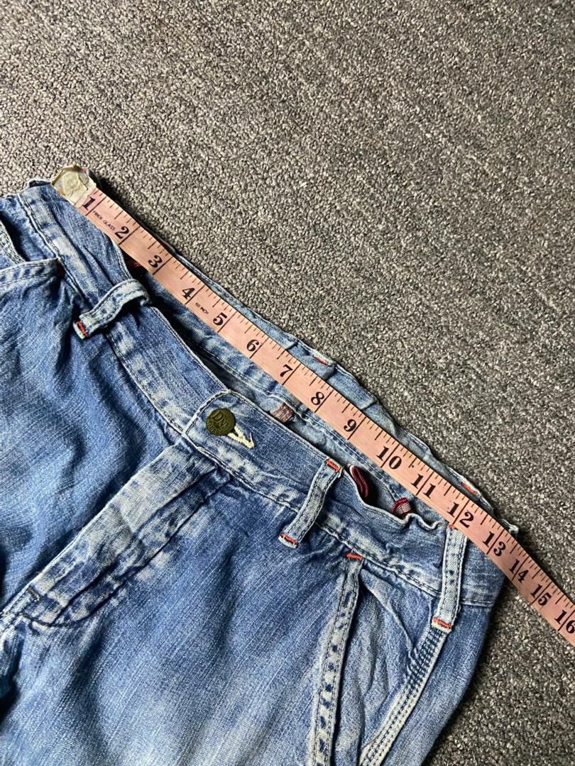 Japanese Brand DNM Riders Sanforized Distressed Ripped Jeans (155) Size US 27 - 9 Thumbnail