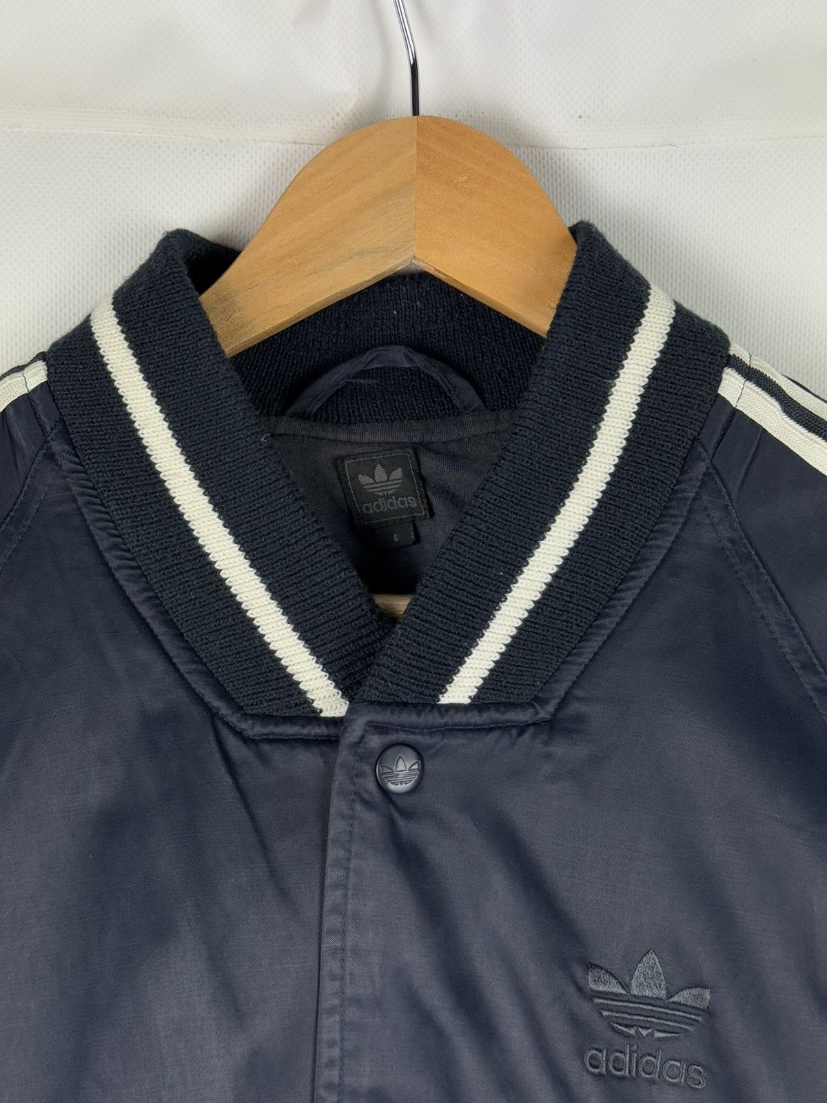 Adidas Adidas Originals Vintage Men’s Cotton / Nylon Bomber Jacket Size US S / EU 44-46 / 1 - 10 Thumbnail