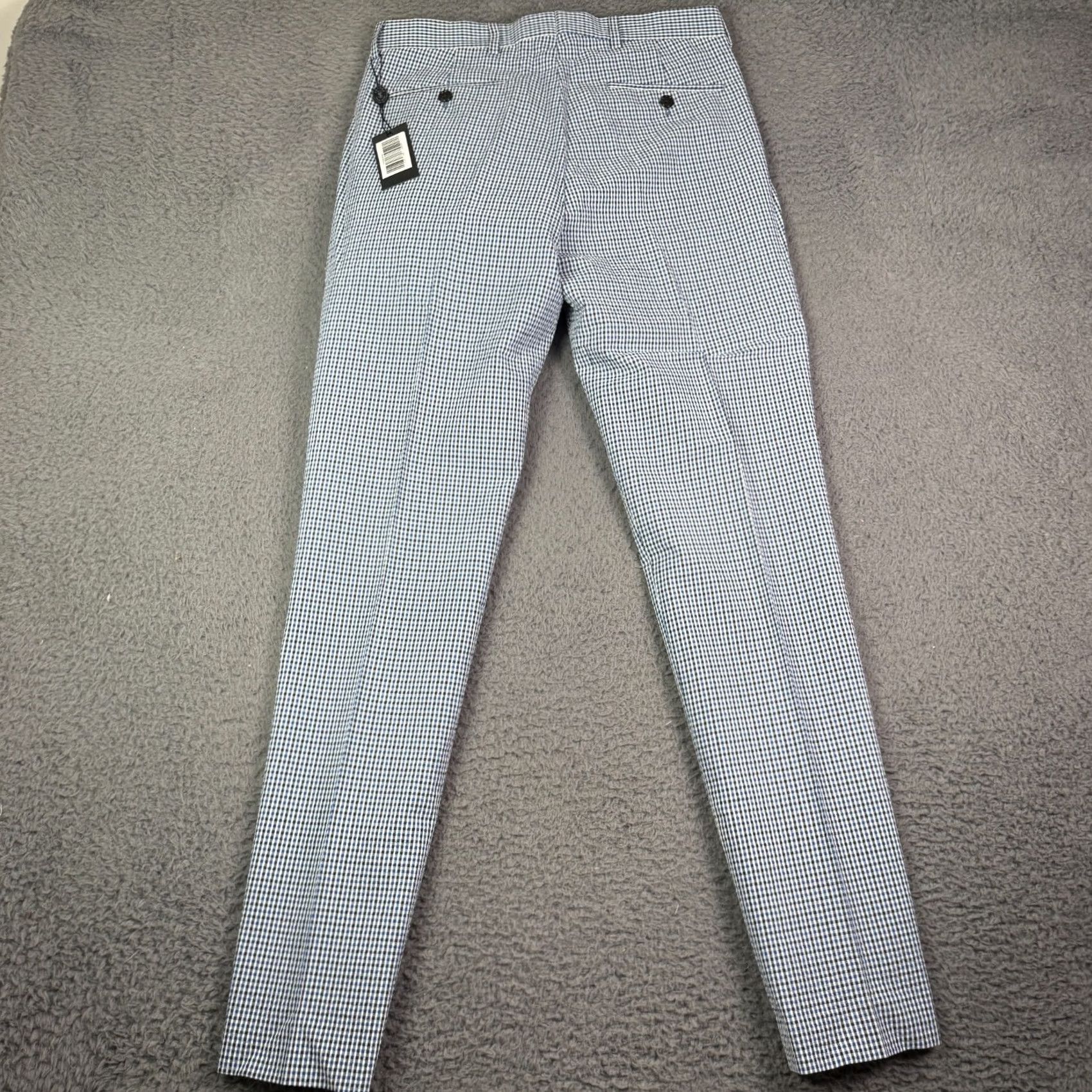 Todd Snyder Todd Snyder Pants Mens 28x32 Blue Seersucker Gingham Dress Trouser Zanieri Size US 28 / EU 44 - 5 Thumbnail