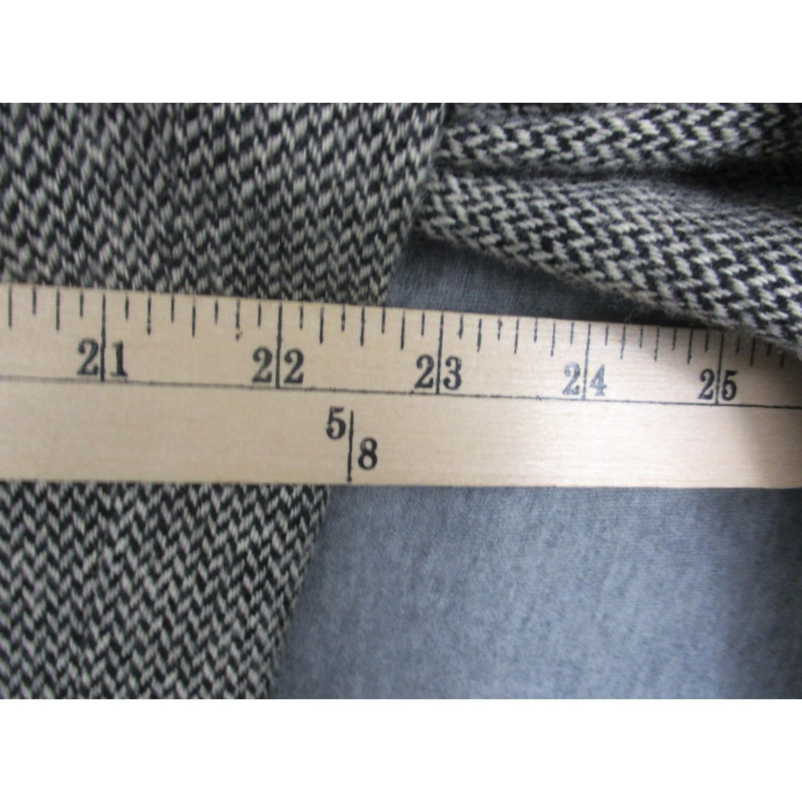 Jos. A. Bank Jos A Bank Blazer Mens 42 Regular Gray Herringbone Pure Cashmere Sport Coat Jacket Size 42R - 4 Thumbnail