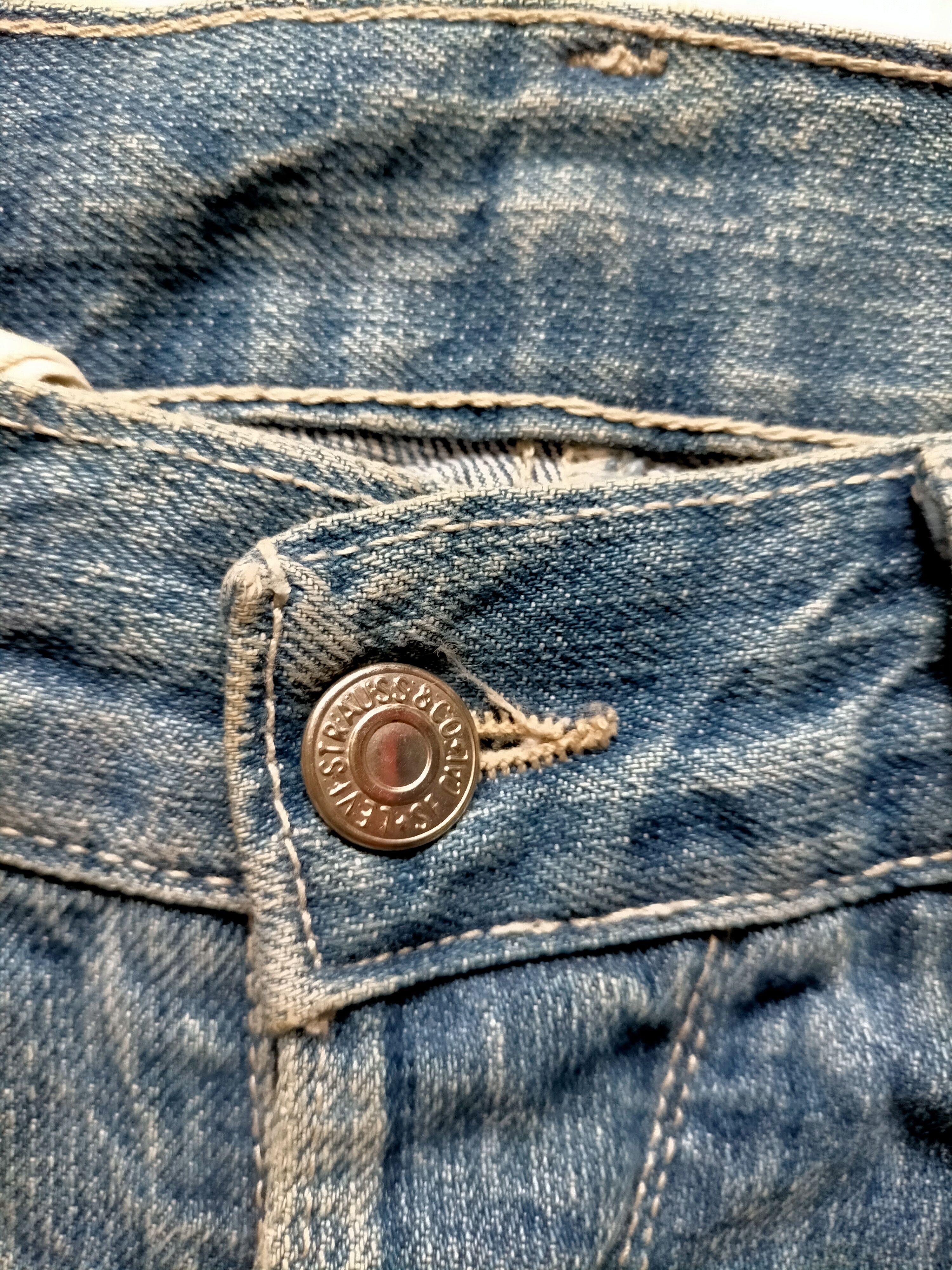 Levi's Vintage Clothing Vintage 90s Levis Engineering Denim pants Size US 33 - 22 Thumbnail