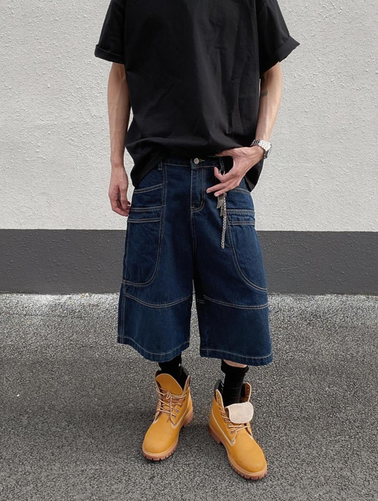 Other Contrast Stitched Patch Pocket Denim Jorts Size US 30 / EU 46 - 11 Thumbnail