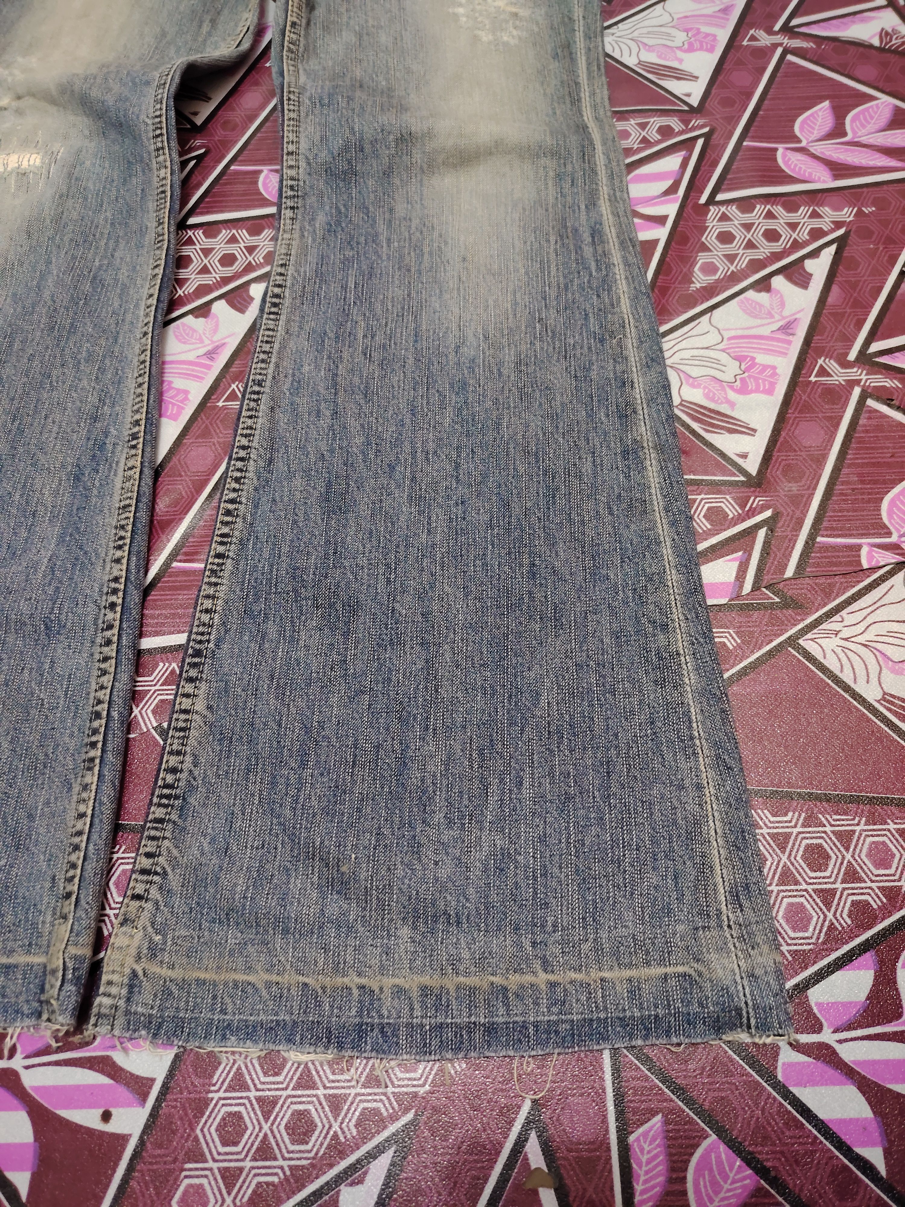 If Six Was Nine × Japanese Brand Japanese 90's Bootcut Brappers distressed denim flared jeans Size US 31 - 3 Thumbnail