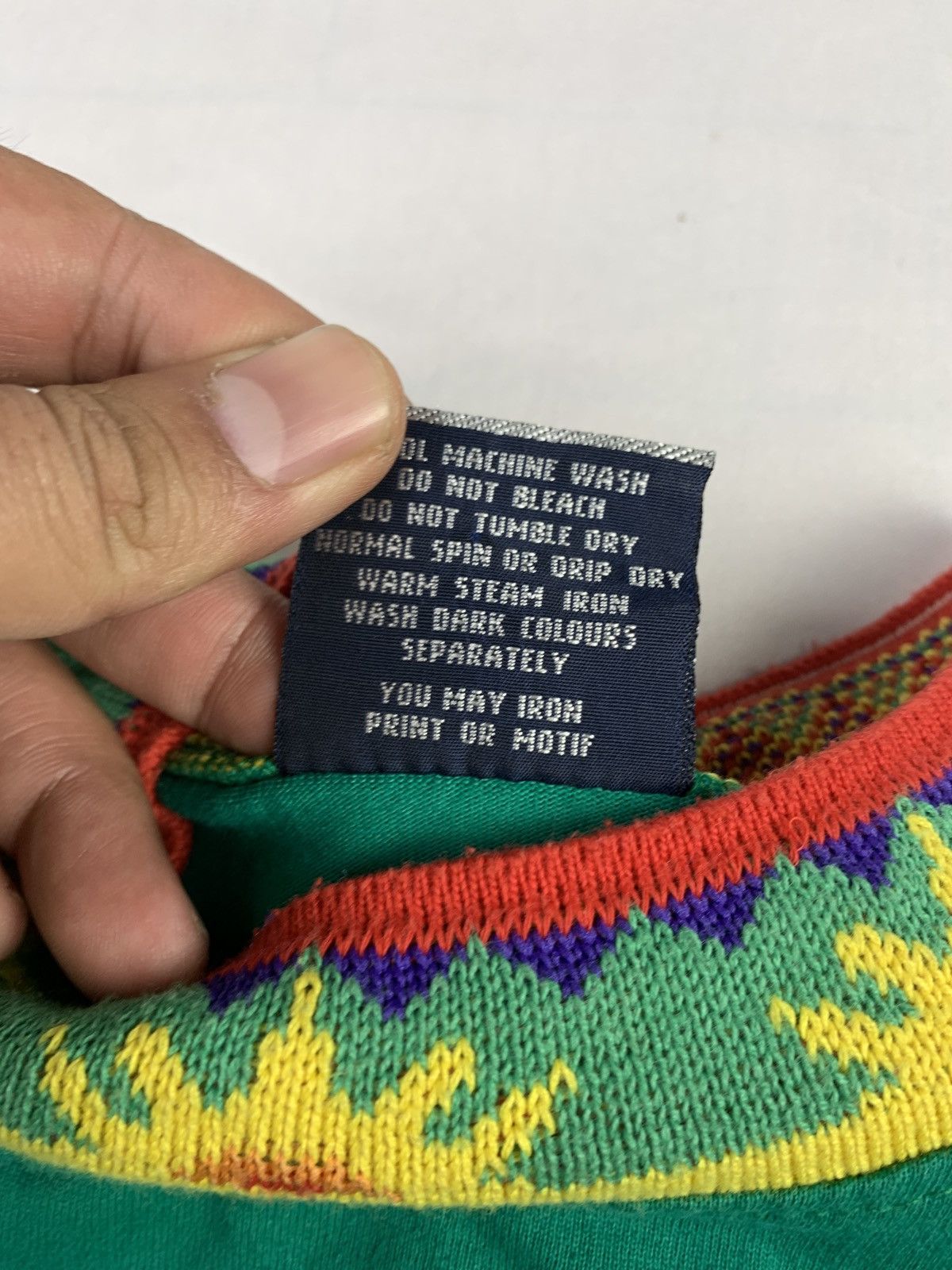 Japanese Brand 2000s Australia Multicolor Embroidered Ringer Baby Tee Size XS / US 0-2 / IT 36-38 - 8 Thumbnail