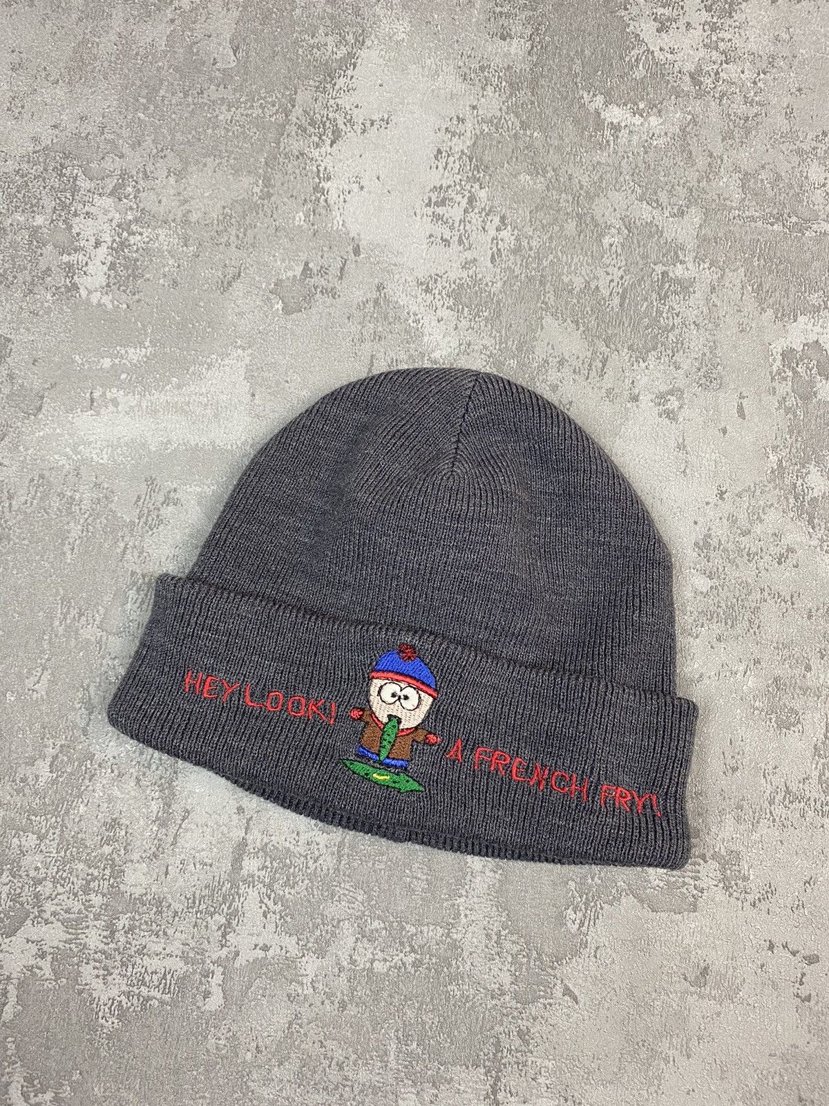 Vintage SOUTH PARK COMEDY CENTRAL RARE 2000 STAN MARSH BEANIE Size ONE SIZE - 1 Thumbnail
