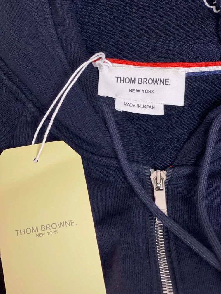 Thom Browne Thom browne Navy blue heavy industry embroidered floral car Size US S / EU 44-46 / 1 - 7 Thumbnail